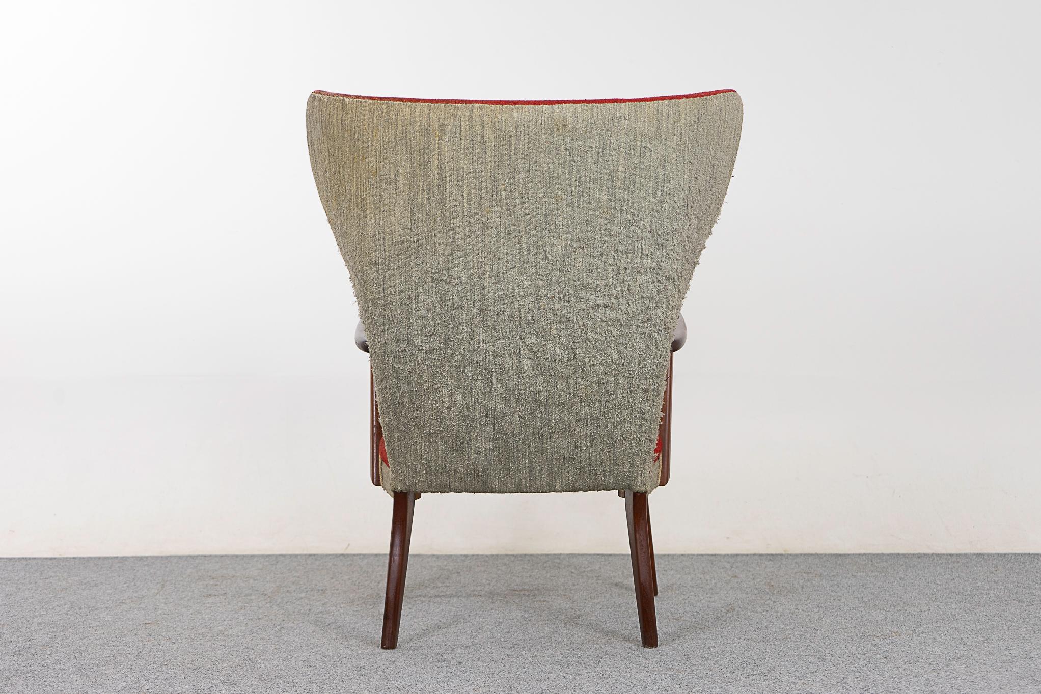 Danish Modern Teak Lounge Chair For Sale 8