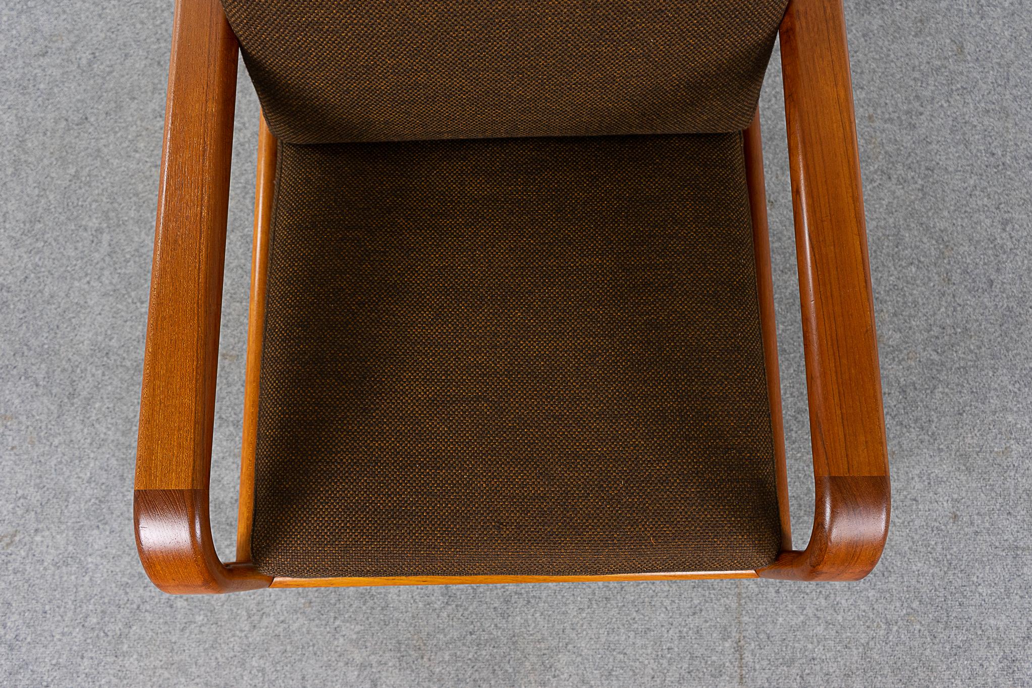 Late 20th Century Danish Modern Teak Lounge Chair