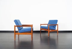 Sedie da salotto in teak moderne danesi di Børge Jensen & Sønner