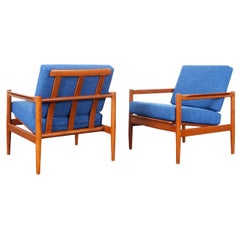 Danish Modern Teak Lounge Chairs by Børge Jensen & Sønner