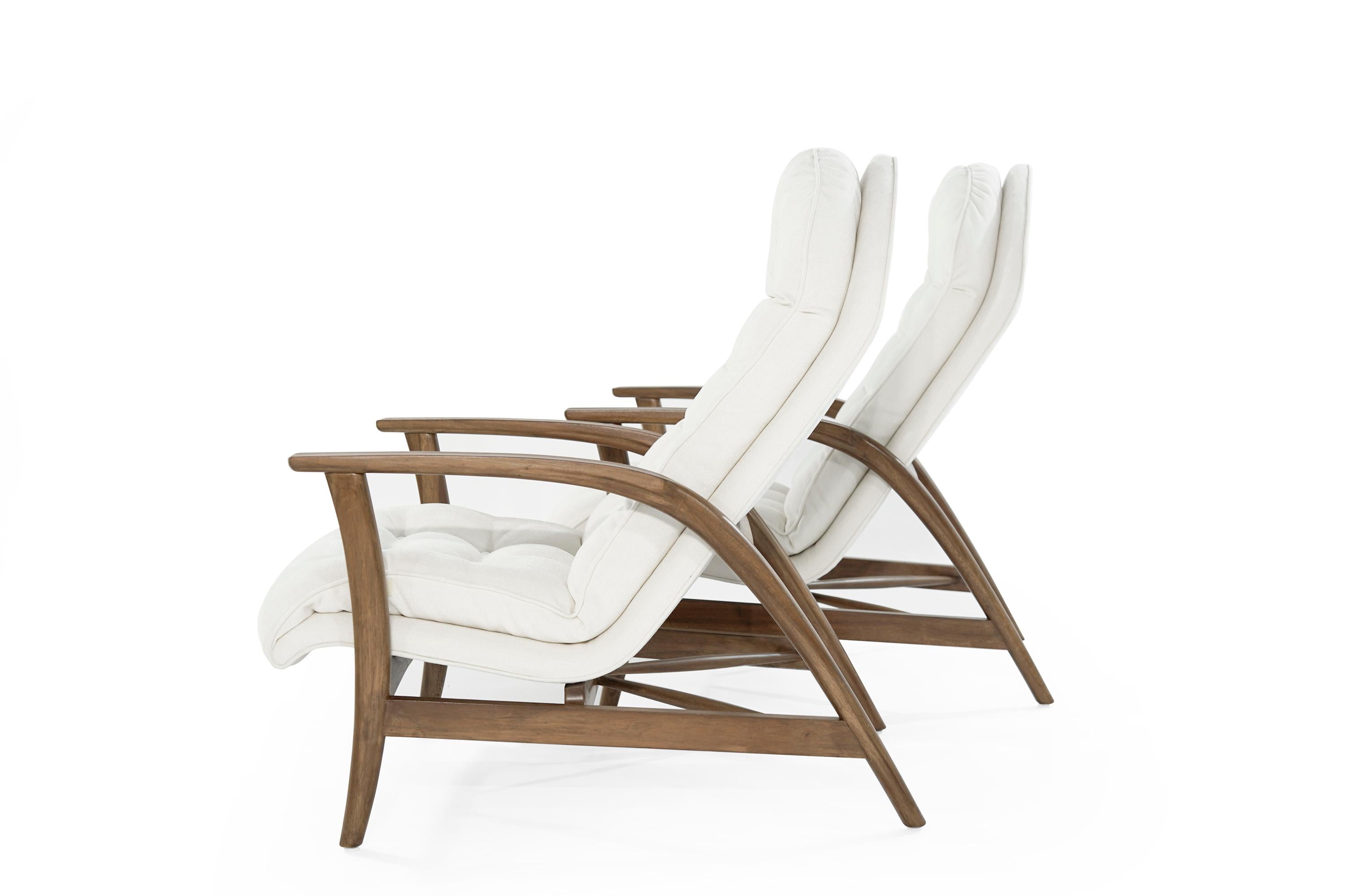 Danish Modern Teak Lounge Chairs 1
