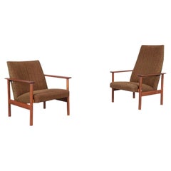 Vintage Danish Modern Teak Lounge Chairs