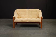 Danish Modern Teak Loveseat by Domino Møbler, 1970s, Signed