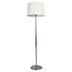 Dänische Modern Teak & Metall Stehlampe