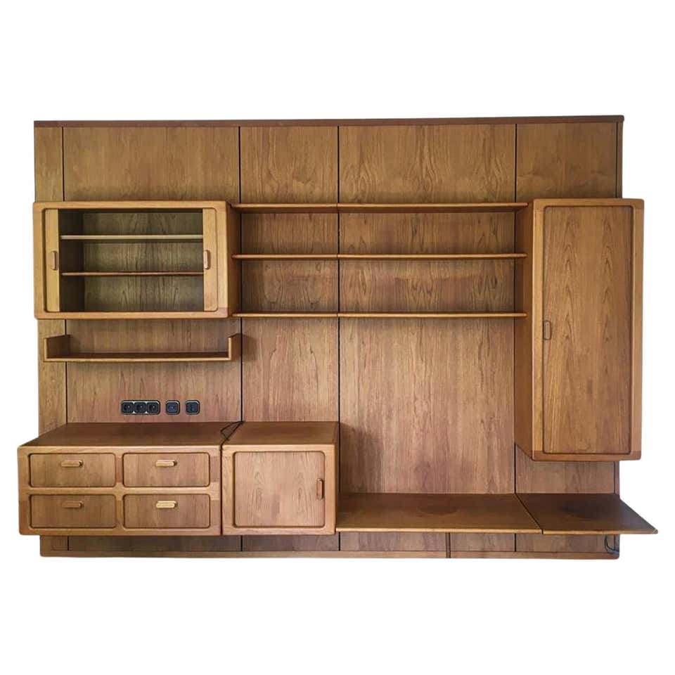 Mid-Century Modern Modular Wall unit "Extenso" by Amma Torino, Italy ...