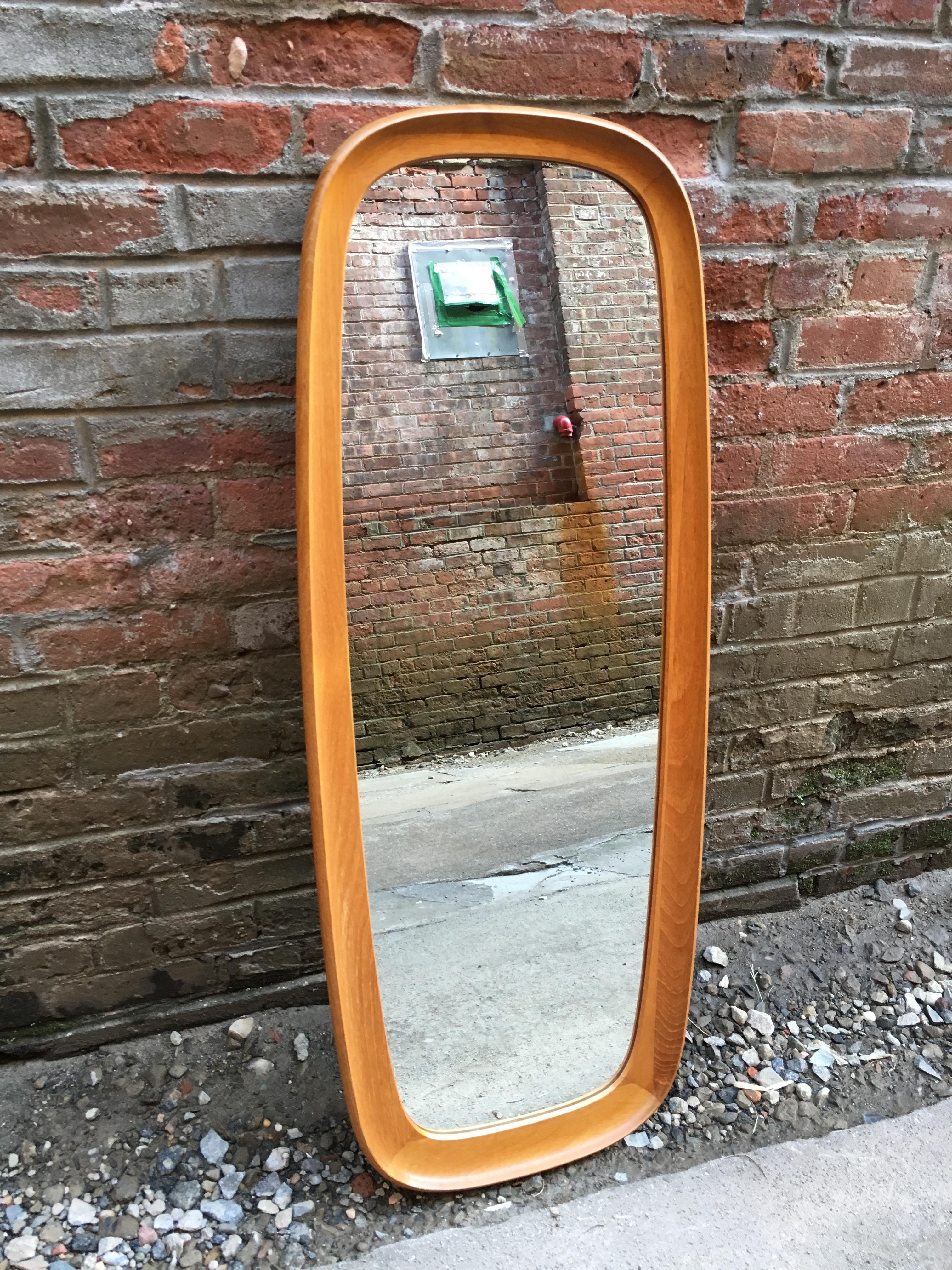 Scandinavian Modern Danish Modern Teak Mirror