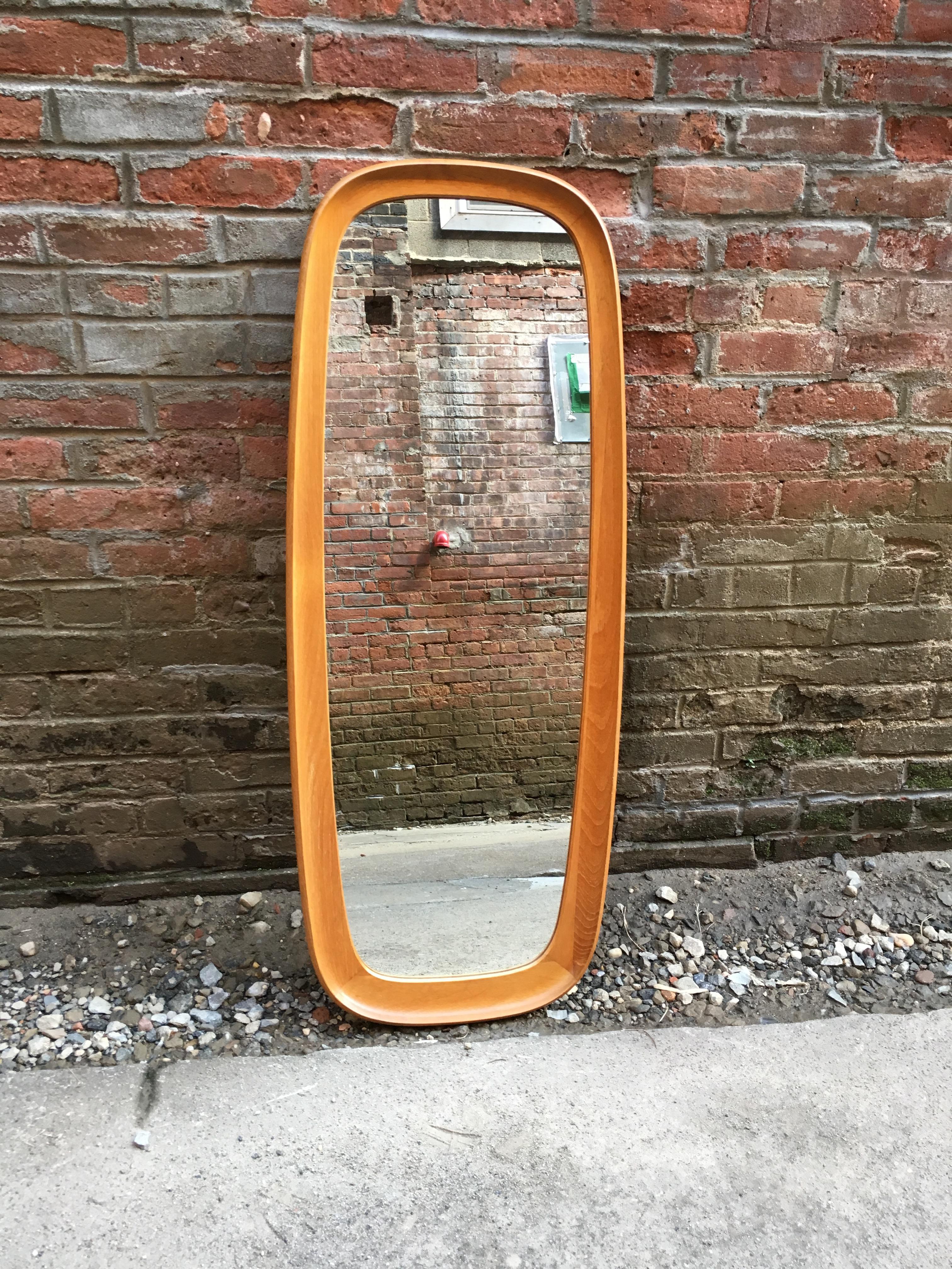 Mid-20th Century Danish Modern Teak Mirror