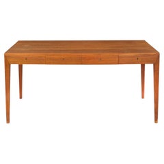 Danish Modern Teak Model 36 Writing Desk by Severin Hansen circa 1960s