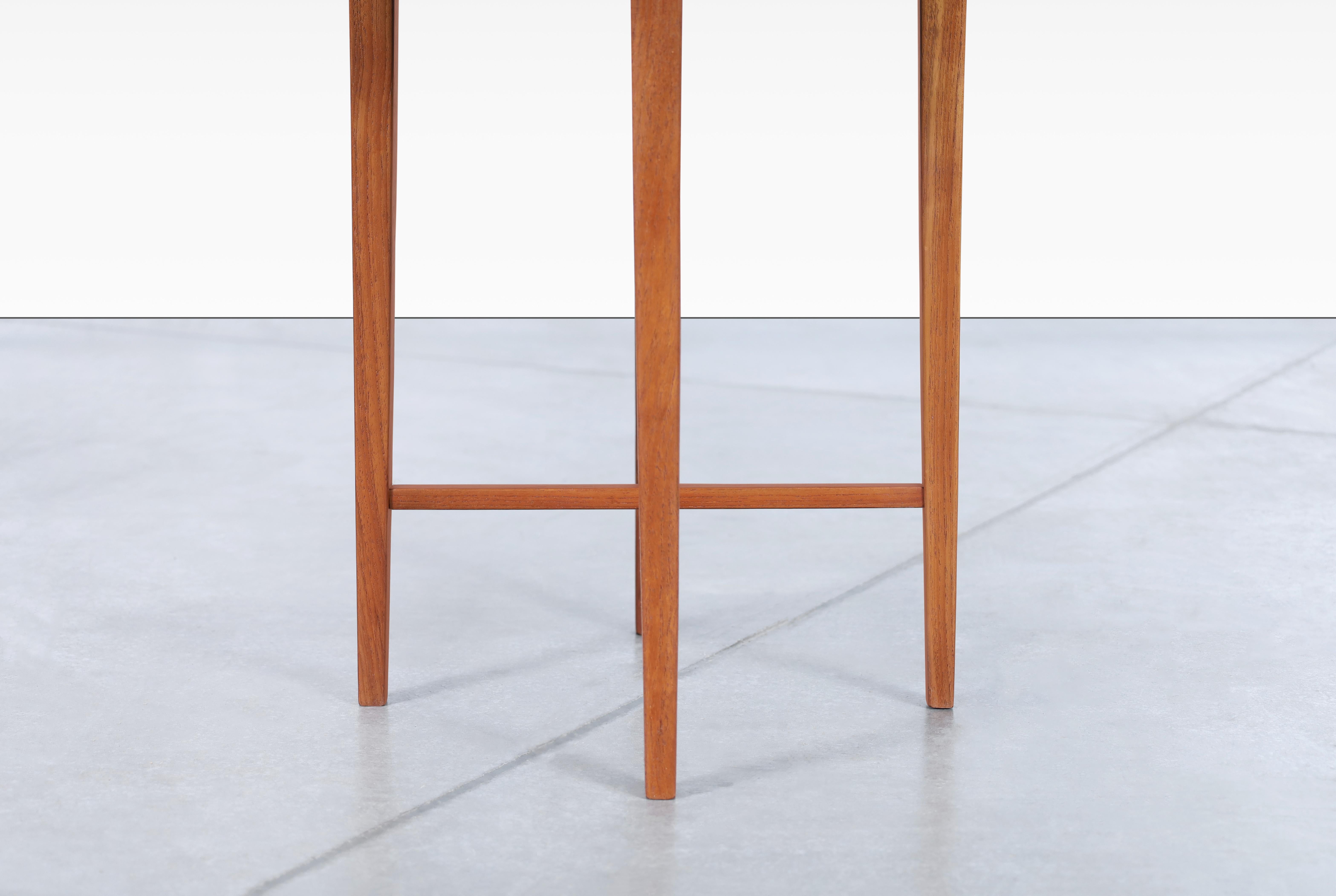 Danish Modern Teak Nesting Table by Carlo Jensen for Poul Hundevad For Sale 5