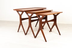 Danish Modern Teak Nesting Tables by Johannes Andersen for CFC, 1960s