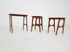Danish Modern Teak Nesting Tables or Mimiset, Denmark, 1960s