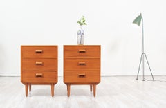 Danish Modern Teak Nightstands by Børge Mogensen for Søborg Møbler