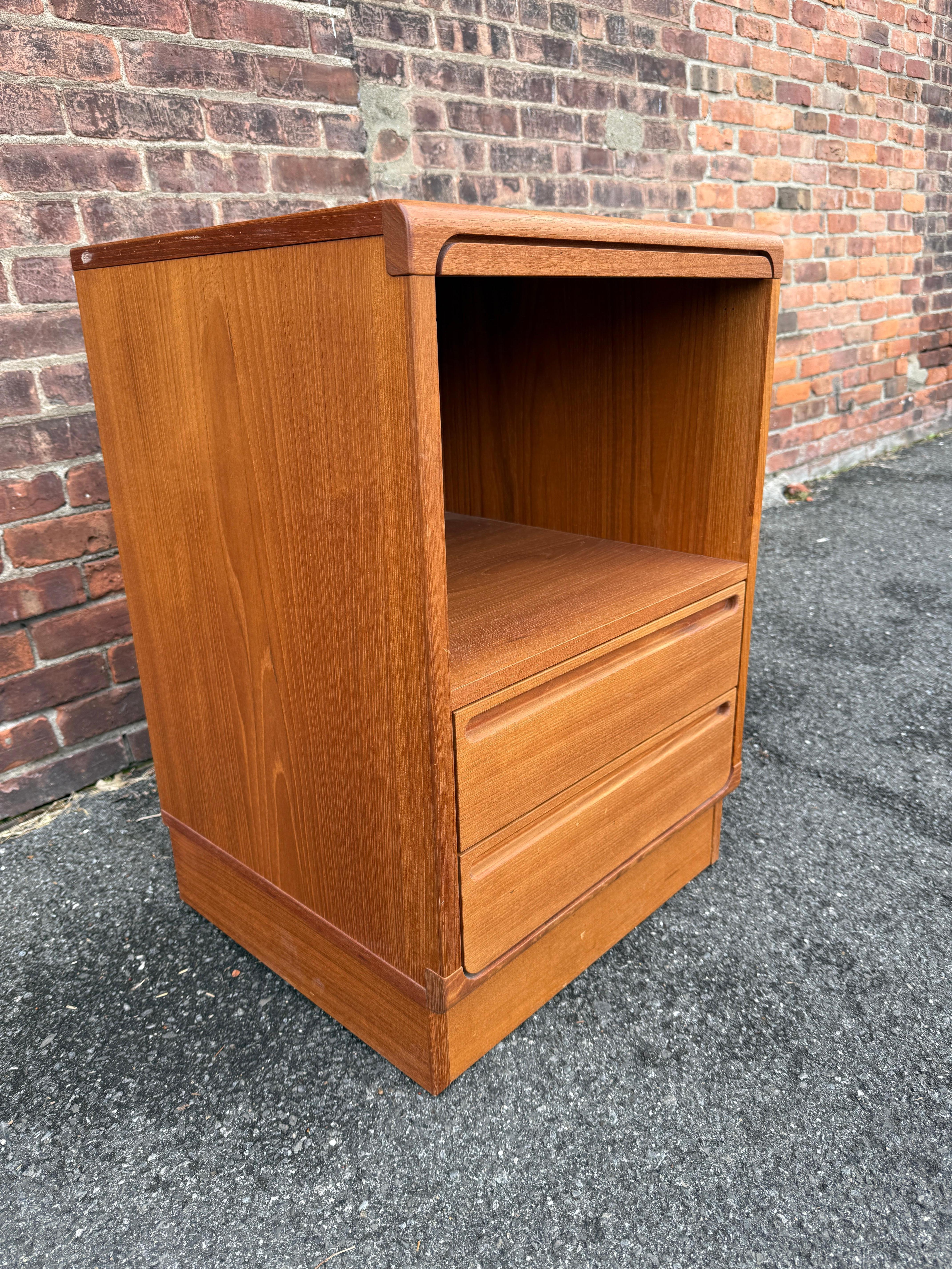 Woodwork Danish Modern Teak Nightstand by Nils Jonsson for Torring Mobelfabrik For Sale