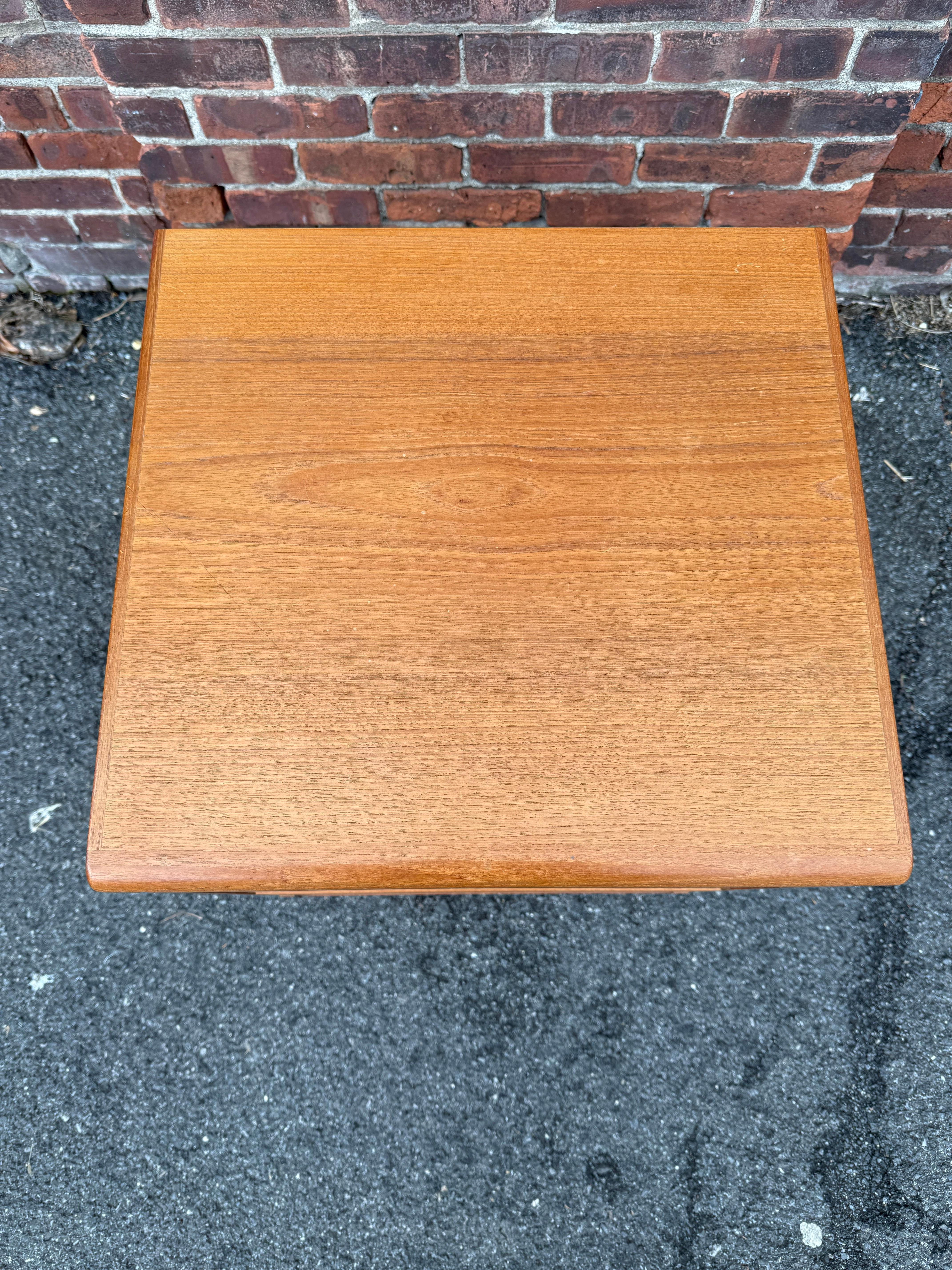 Danish Modern Teak Nightstand by Nils Jonsson for Torring Mobelfabrik For Sale 2