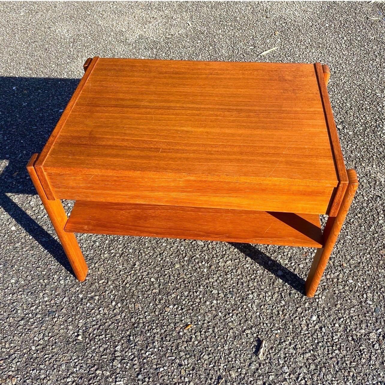 Danish Modern Teak Nightstand/End Table 2