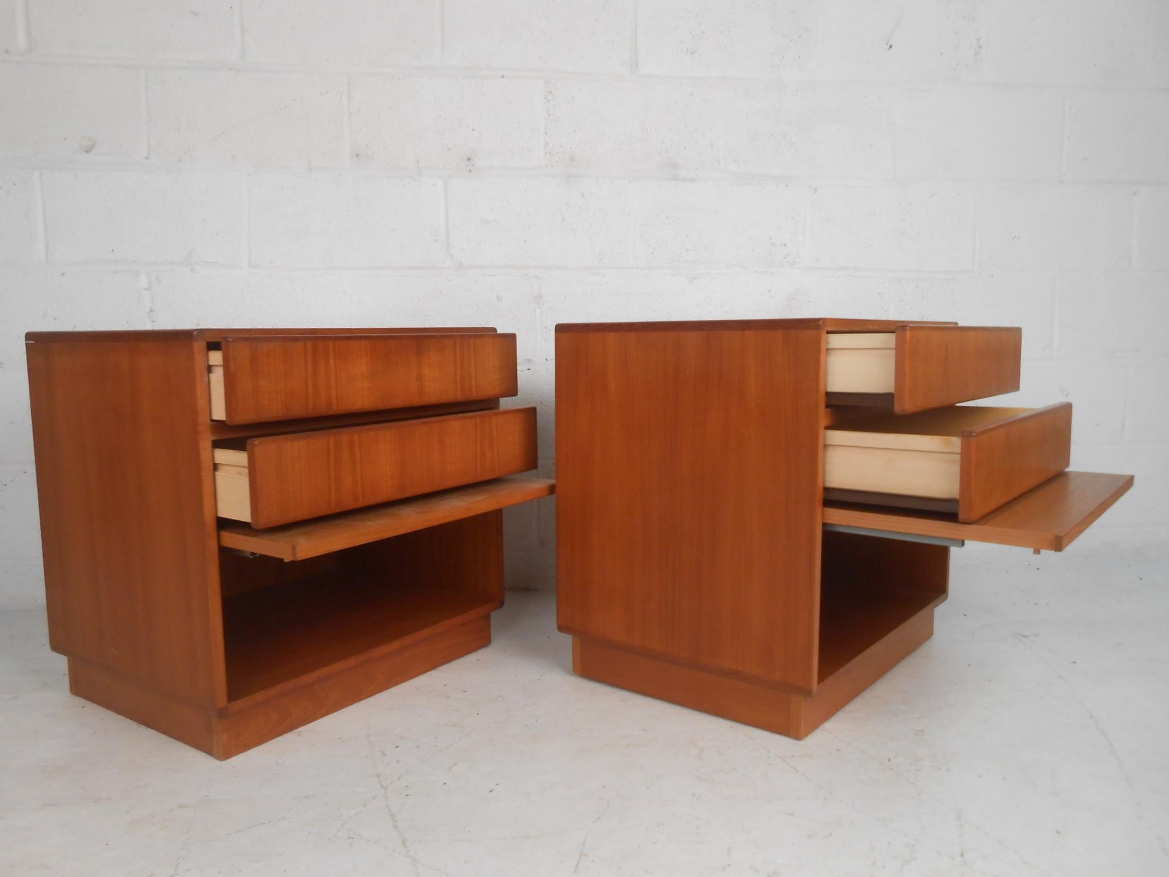 Dänische moderne nachttische aus teakholz by Komfort im Angebot 6
