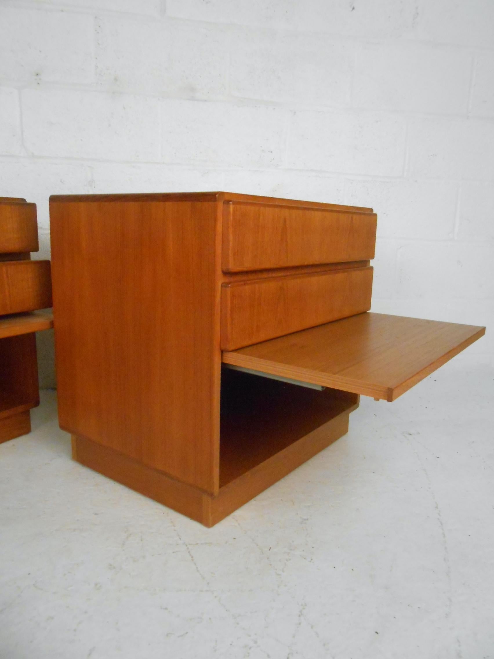 Dänische moderne nachttische aus teakholz by Komfort im Angebot 9
