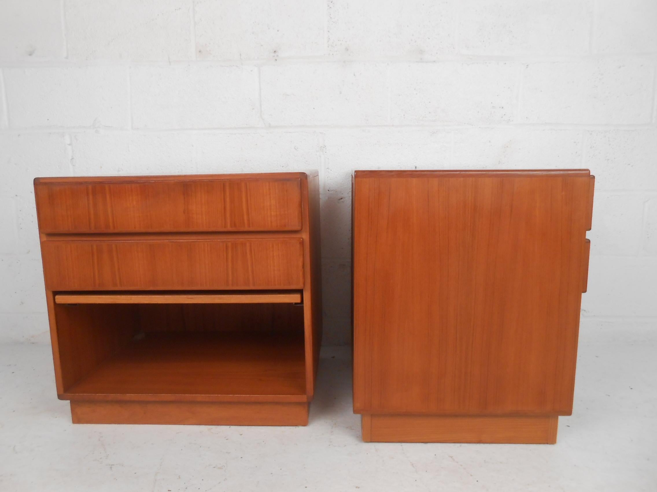 Dänische moderne nachttische aus teakholz by Komfort im Angebot 2