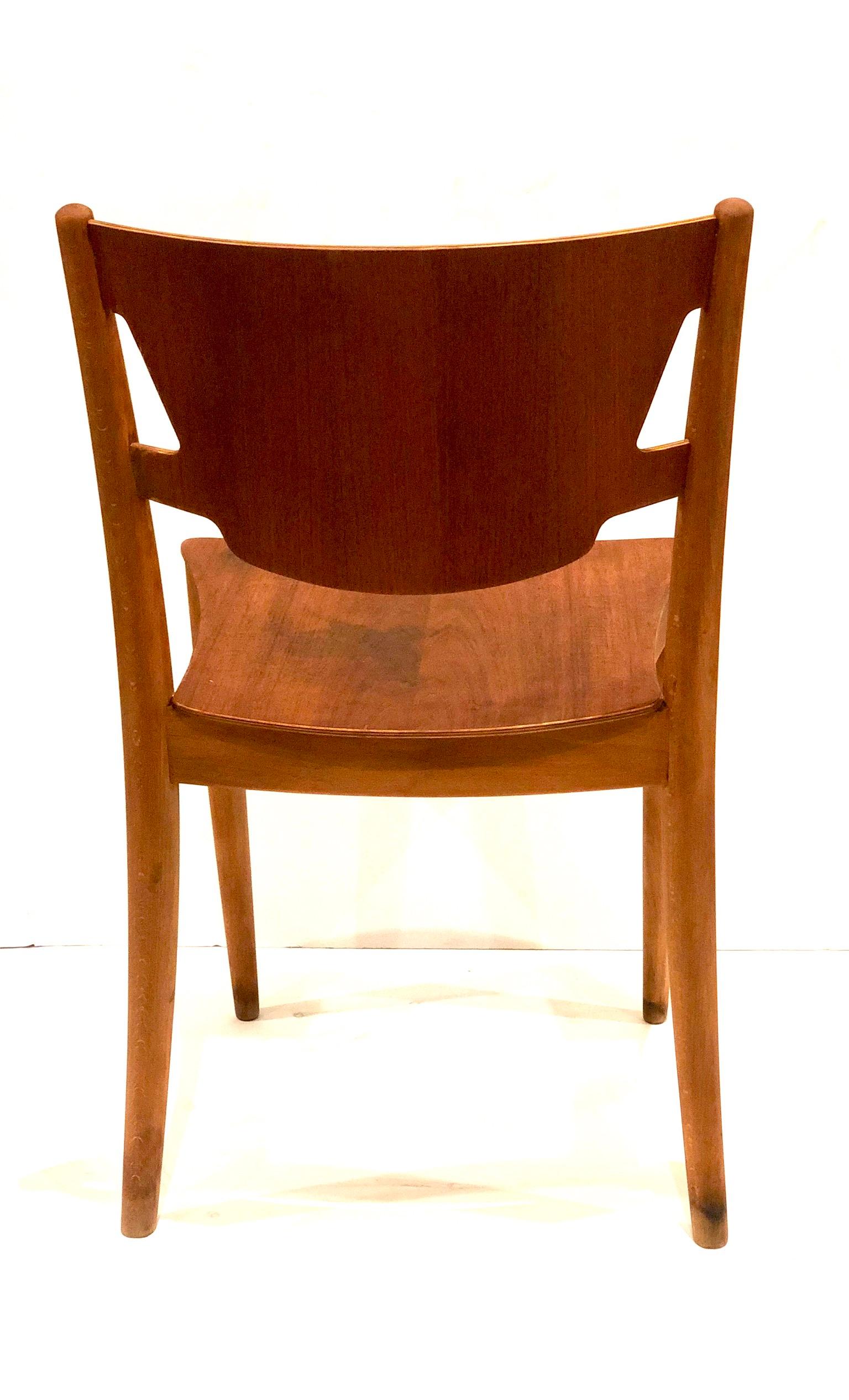 Scandinavian Modern Danish Modern Teak & Oak Dinning Chair Borge Mogensen for C M Madsen/John Stuart