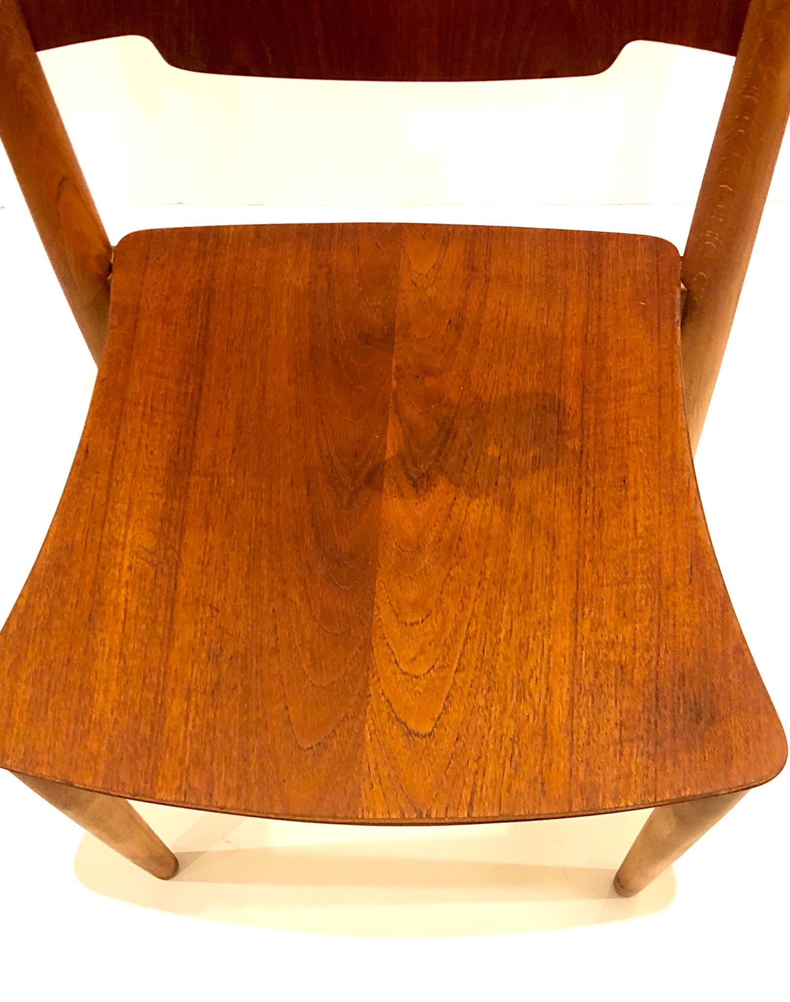 Danish Modern Teak & Oak Dinning Chair Borge Mogensen for C M Madsen/John Stuart 1