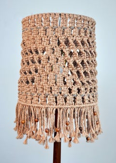 Danish Modern Teak Onion Floor Lamp