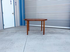 Danish Modern Teak Oval Extension Dining Table, 1960s