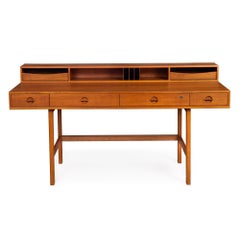 Danish Modern Teak Peter Lovig Nielsen Flip-Top Writing Desk, 1975