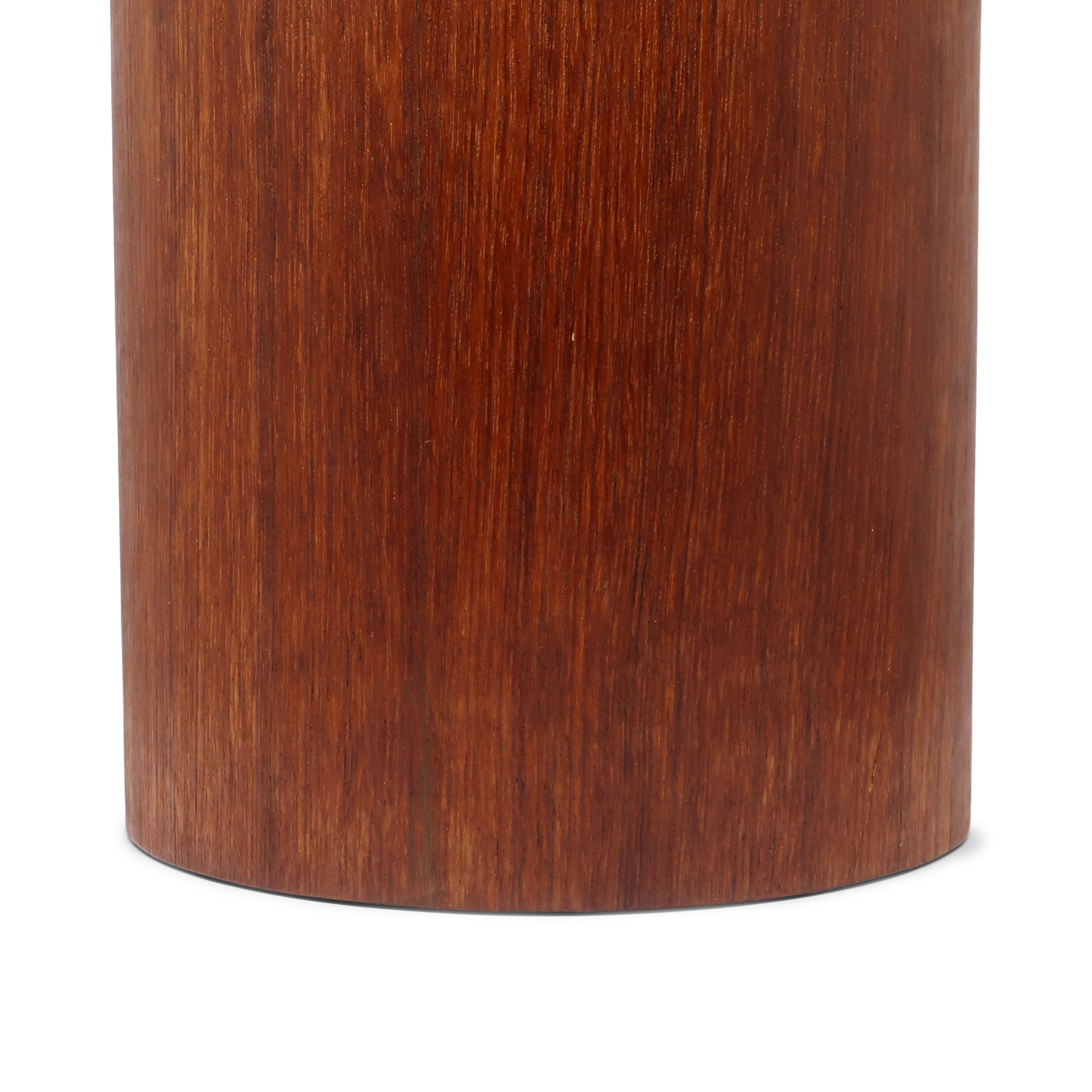 Danish Modern Teak & Plastic Ice Bucket by Laurids Lonborg For Sale 2