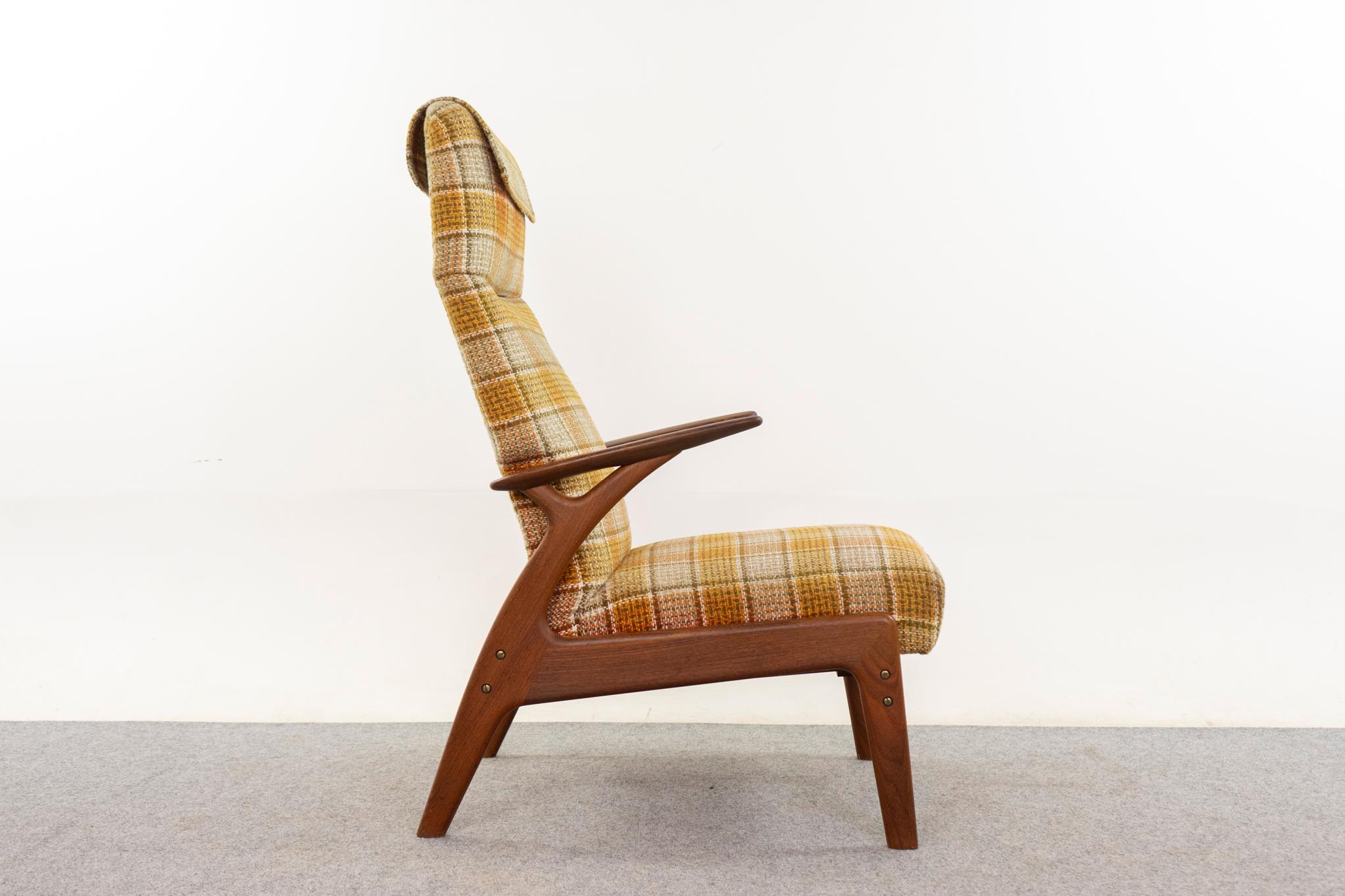 Danish Modern Teak Recliner by Christian Sorensen 1