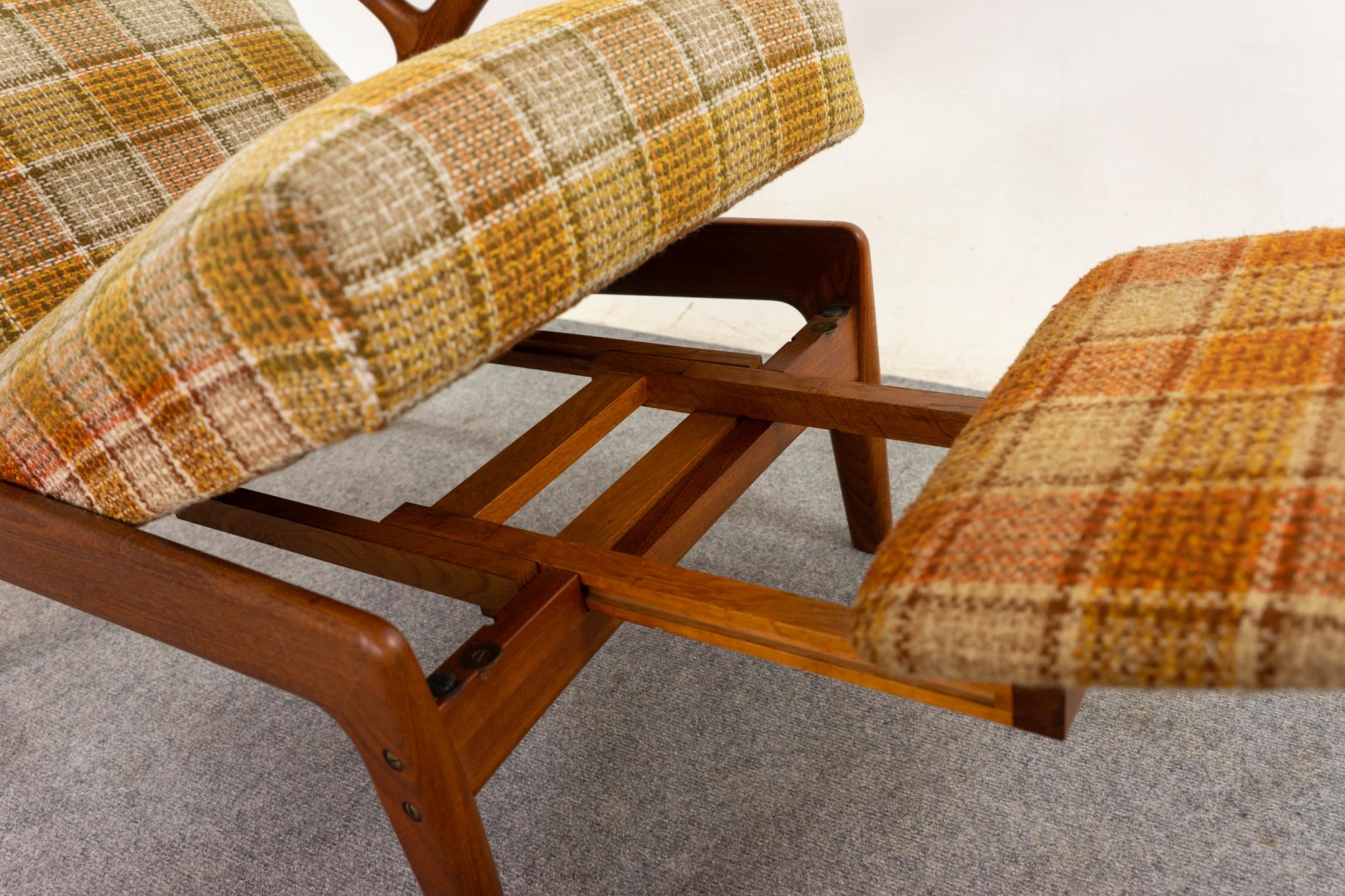 Danish Modern Teak Recliner by Christian Sorensen 2