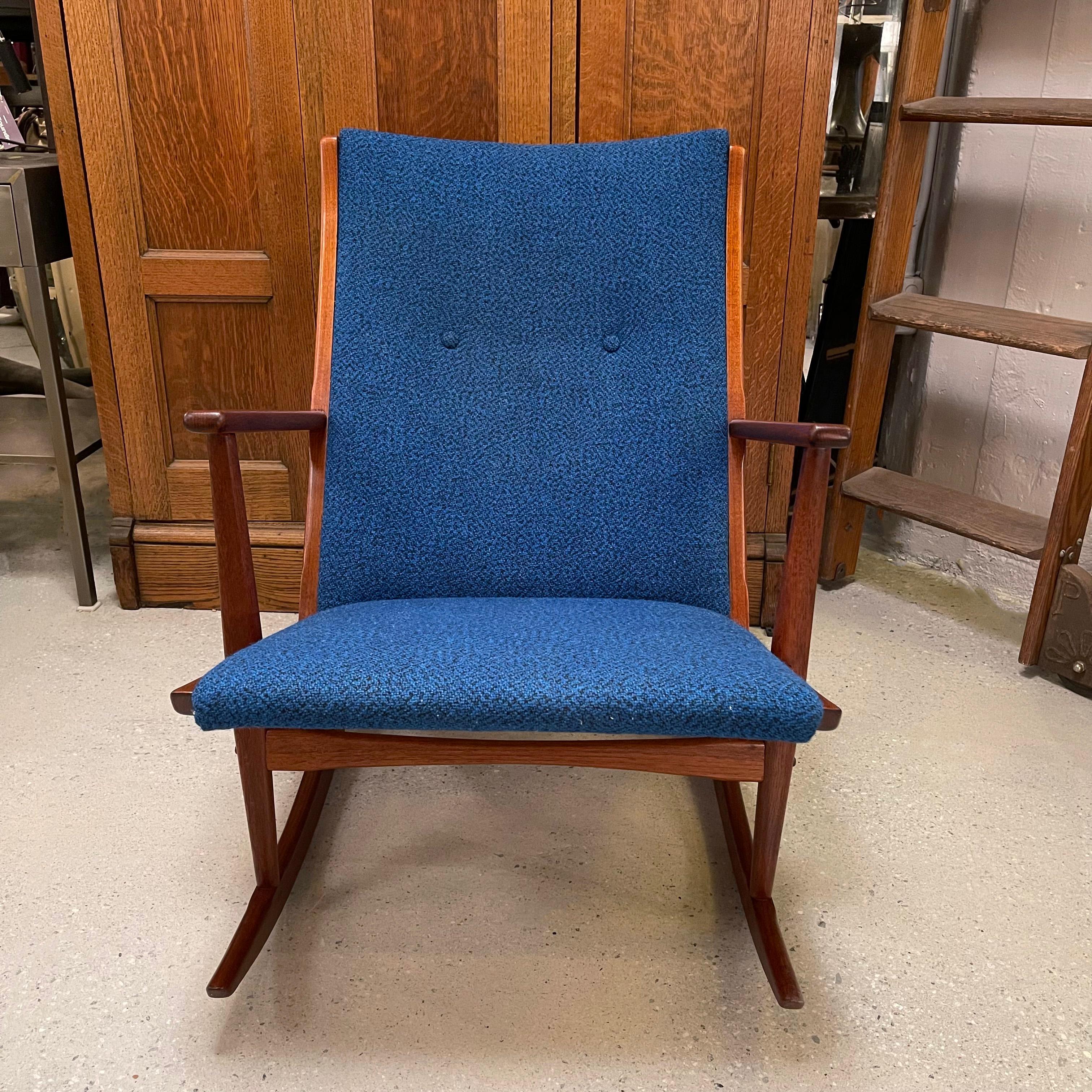 danish teak rocking chair