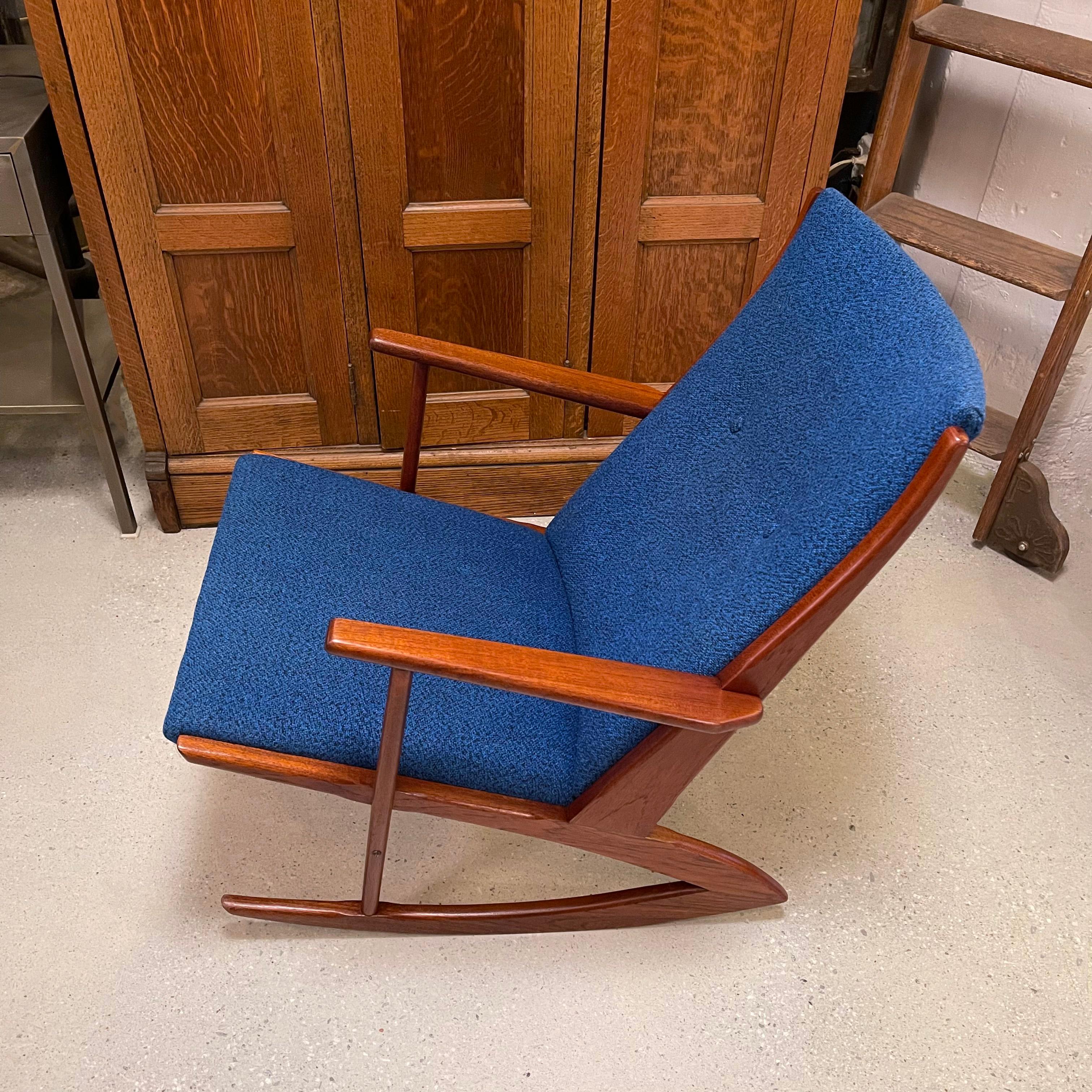 mid century danish rocking chair