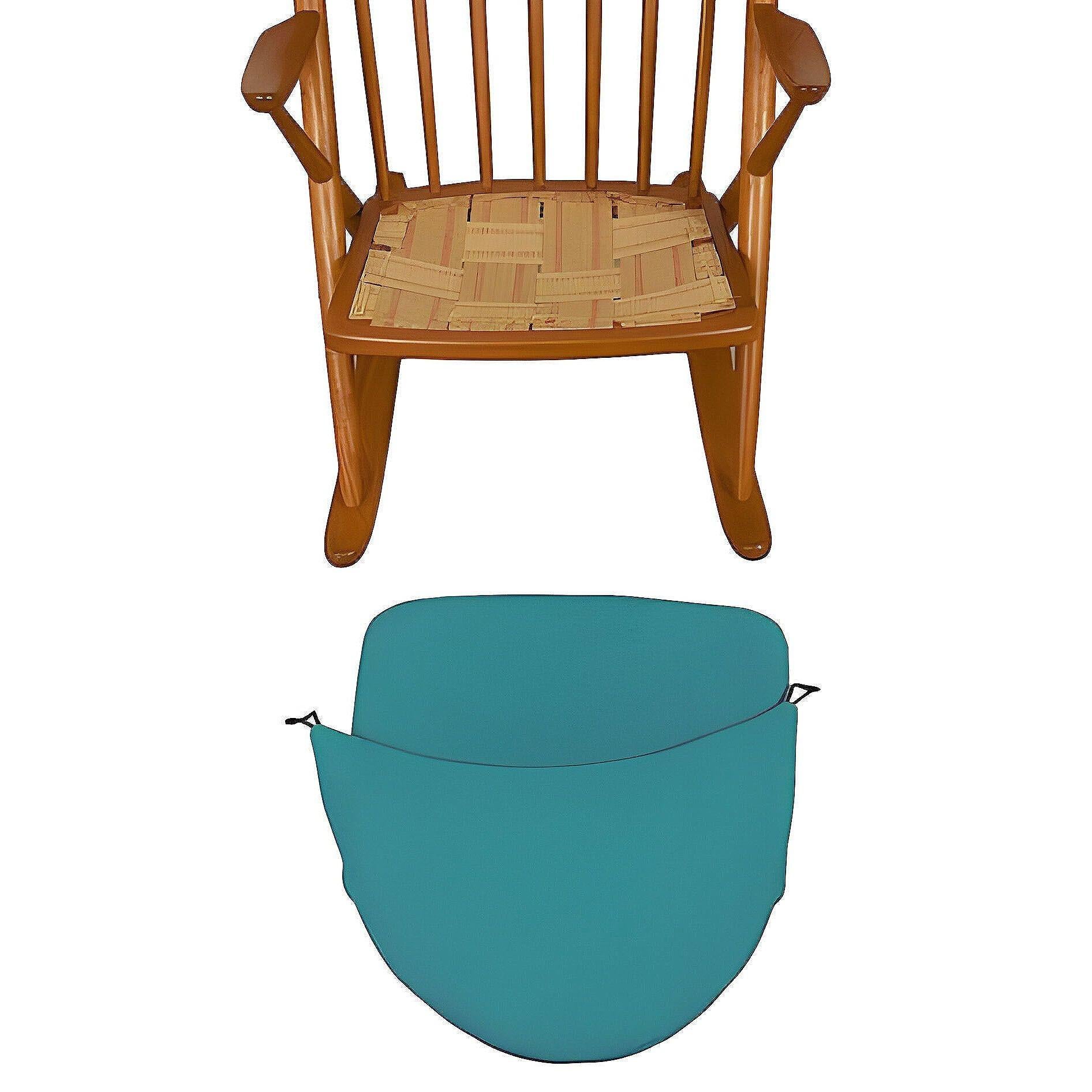 Sedia a dondolo moderna danese in teak con seduta in pelle di Frank Reenskaug in vendita 2