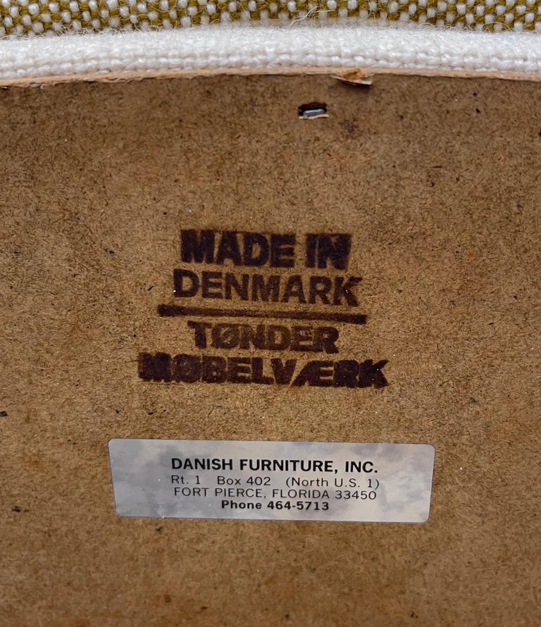 Danish Modern Teak Rocking Chairs by Holger Georg Jensen for Tonder Mobelvaerk For Sale 4