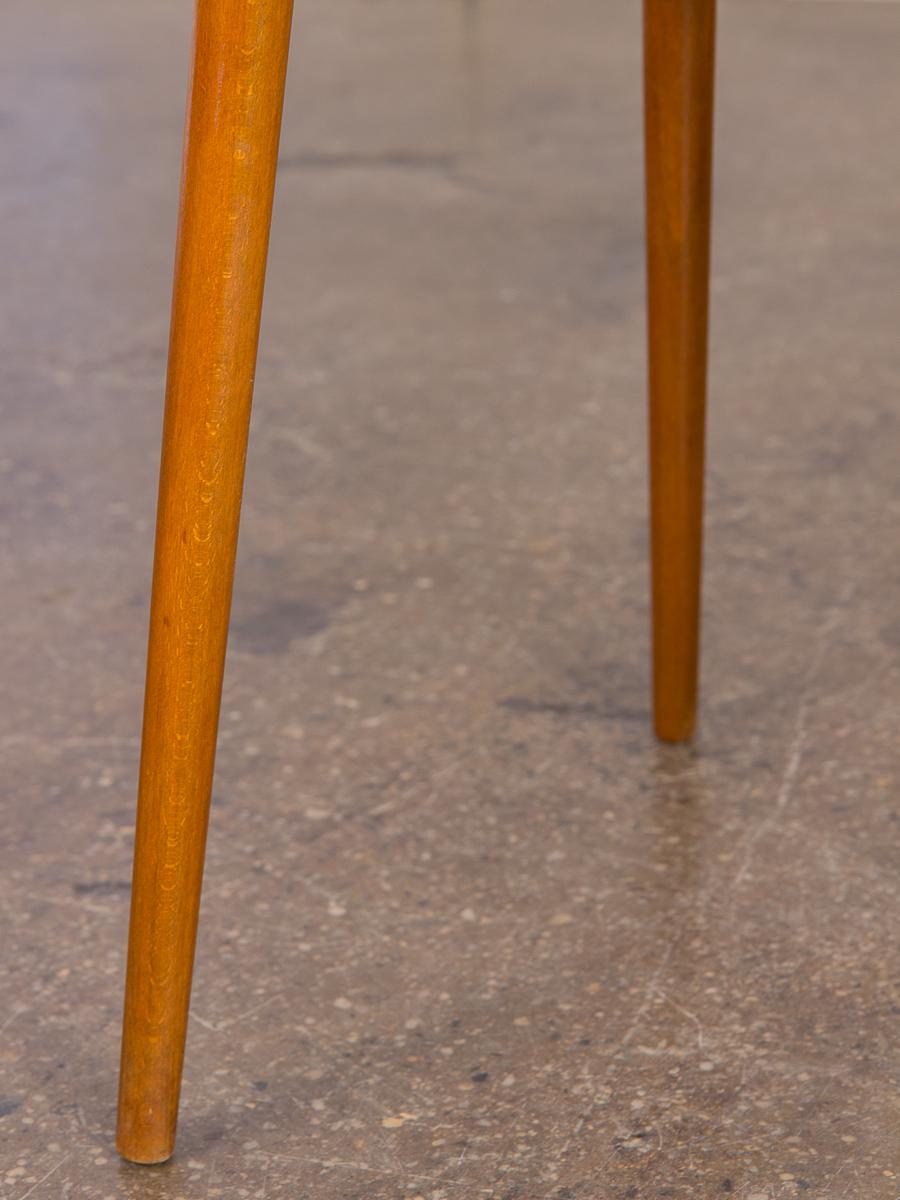 Danish Modern Teak Round Side Table 1