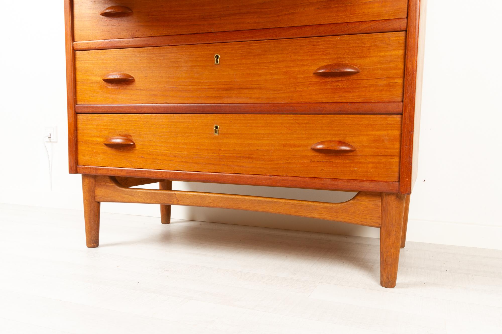 Danish Modern Teak Secretaire, 1960s 9