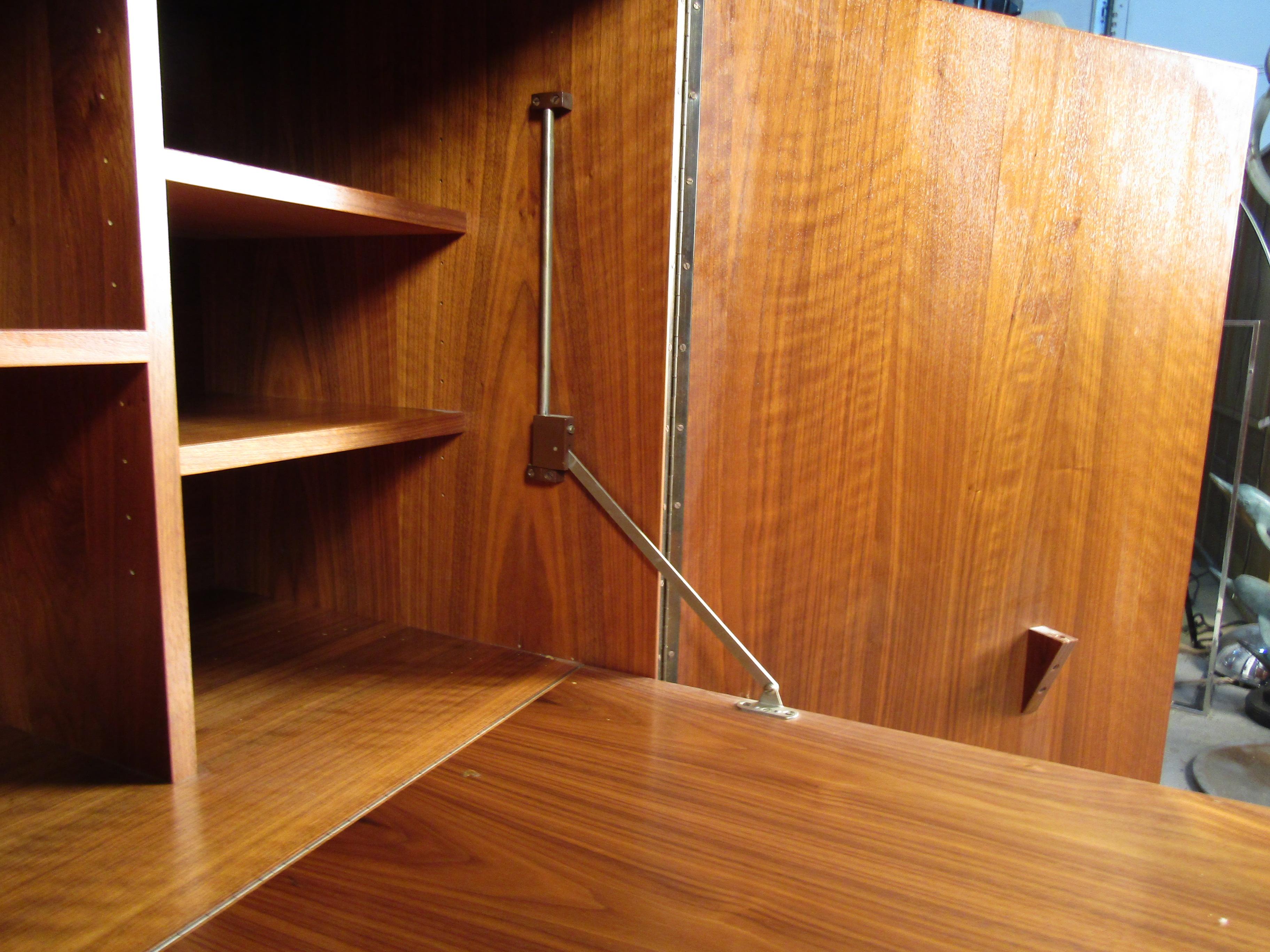 Danish Modern Teak Secretary Desk 2