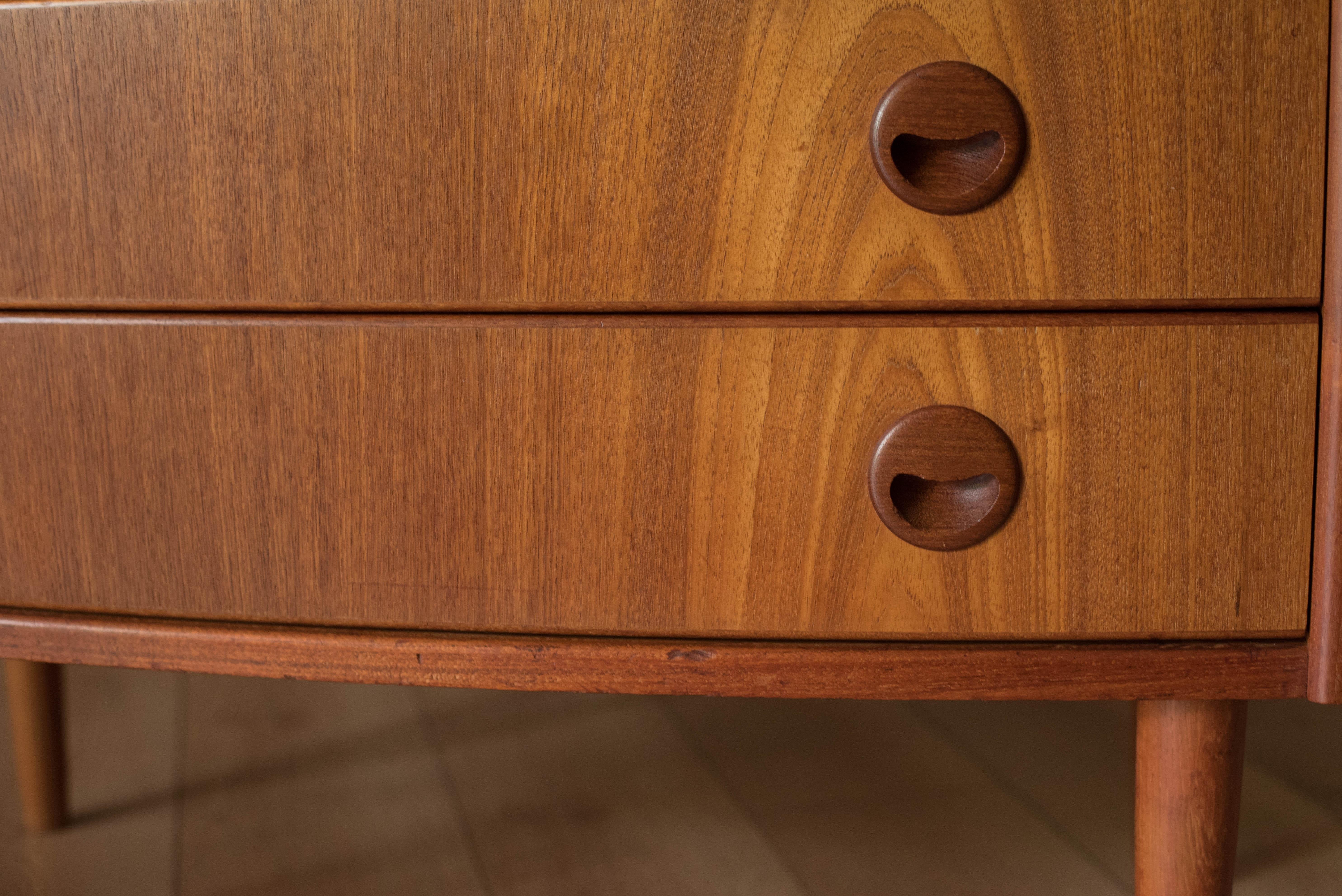 Danish Modern Teak Secretary Desk with Hutch 10