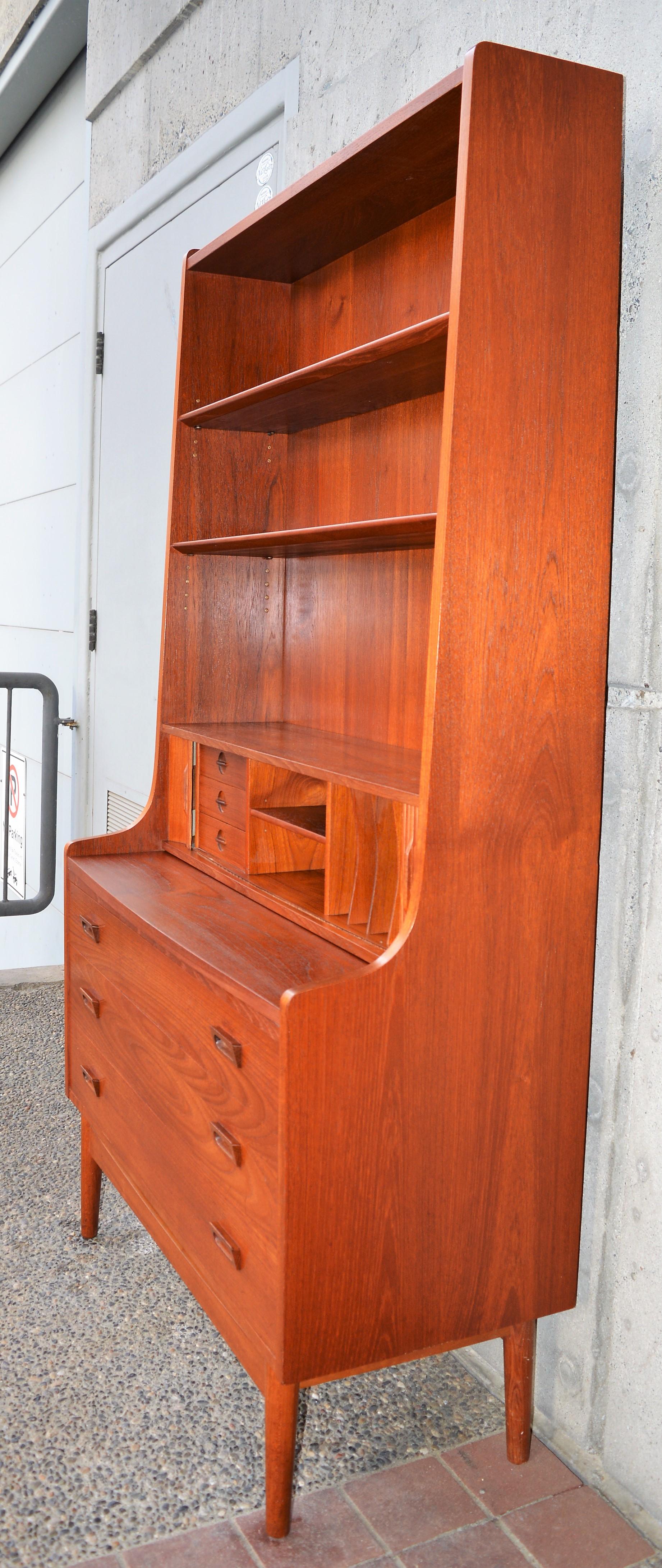 Danish Modern Teak Secretary/Dresser by Johannes Sorth for Bornholm Mobelfabrik 6