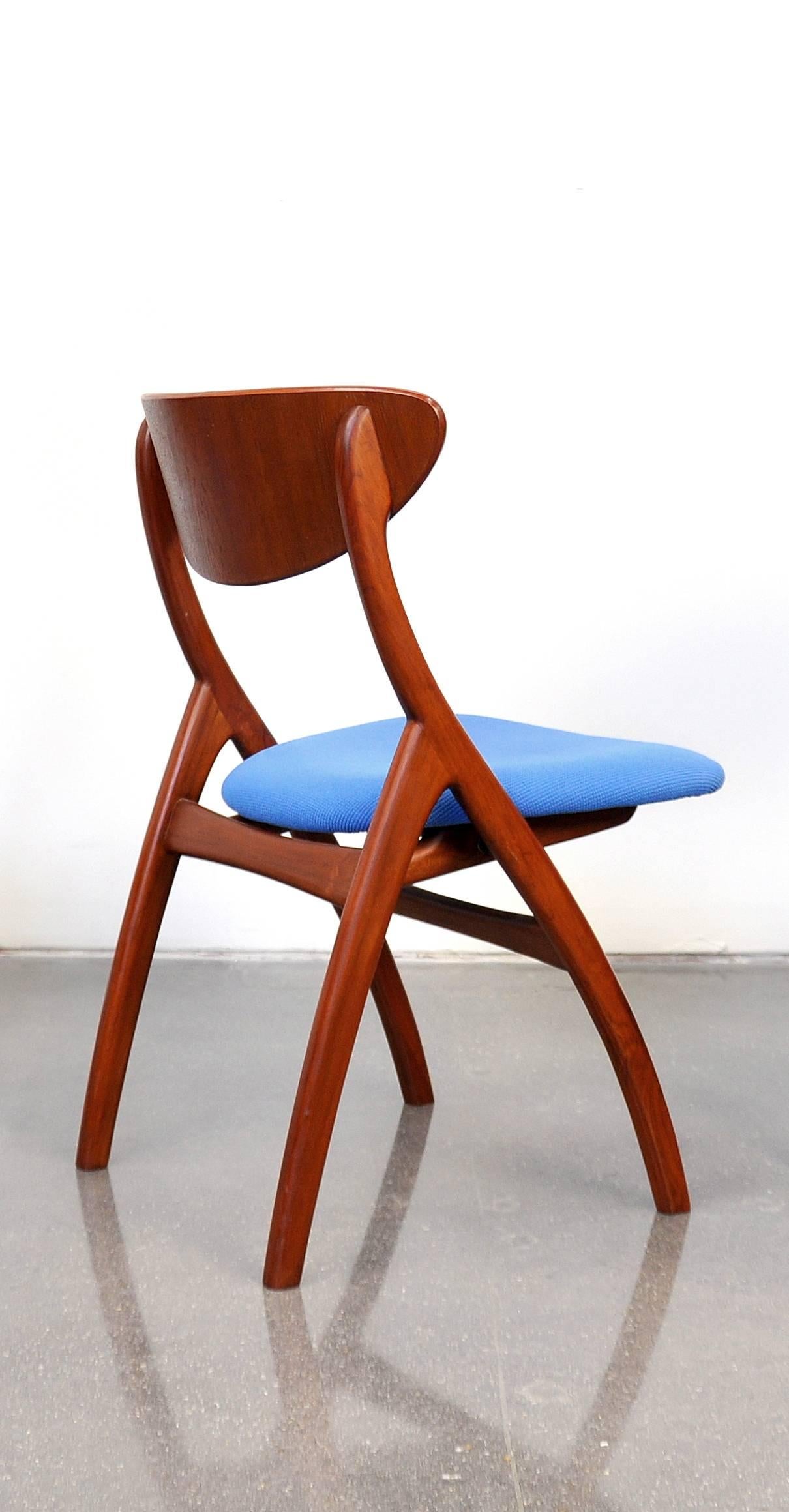 Scandinavian Modern Danish Modern Teak Side Chair
