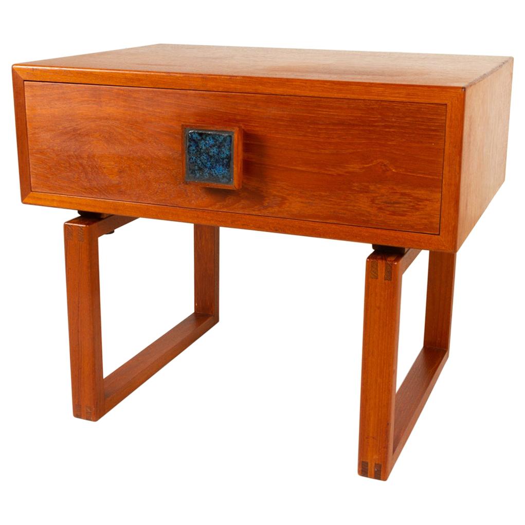 Danish Modern Teak Side Table, 1960s