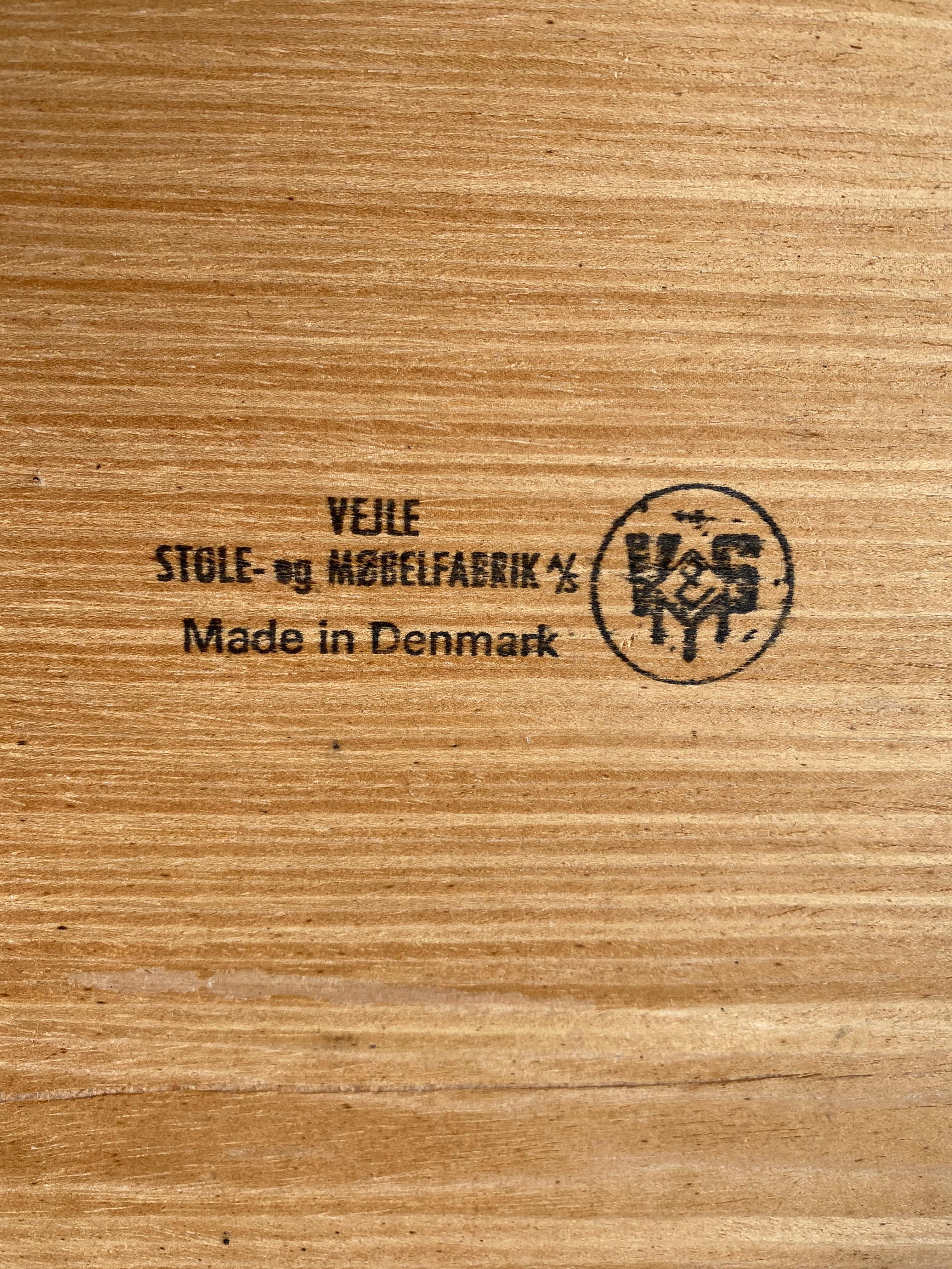 Danish Modern Teak Side Table by Vejle Stole & Møbelfabrik 1