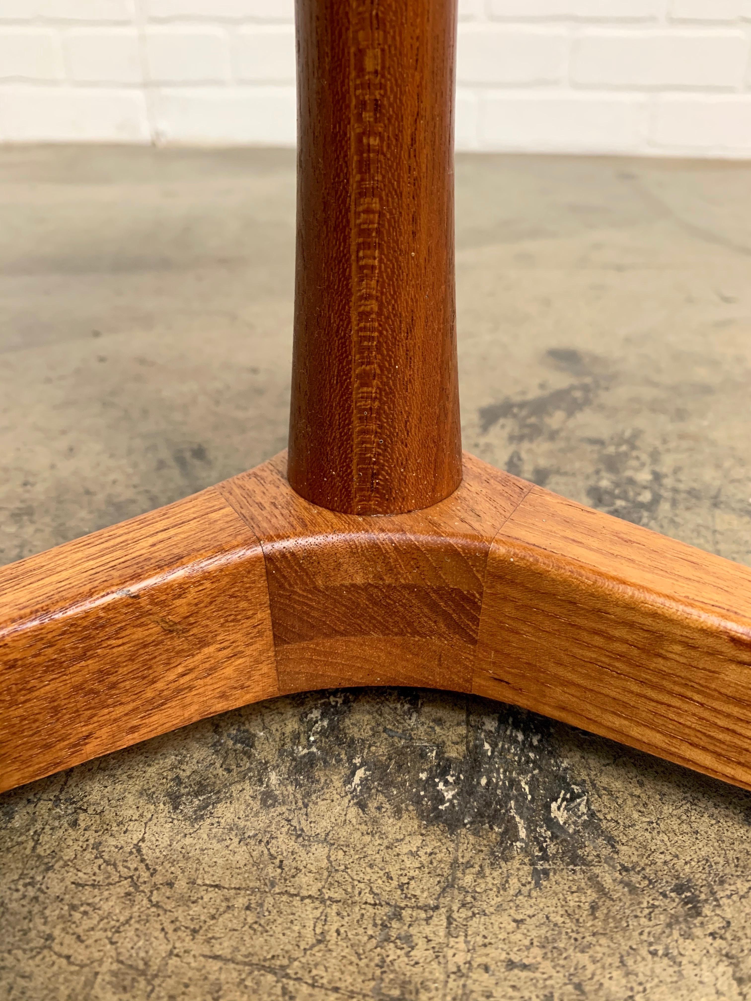Laminate Danish Modern Teak Side Table Designed by Hans Andersen