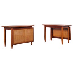 Danish Modern Teak Side Tables by Peter Hvidt