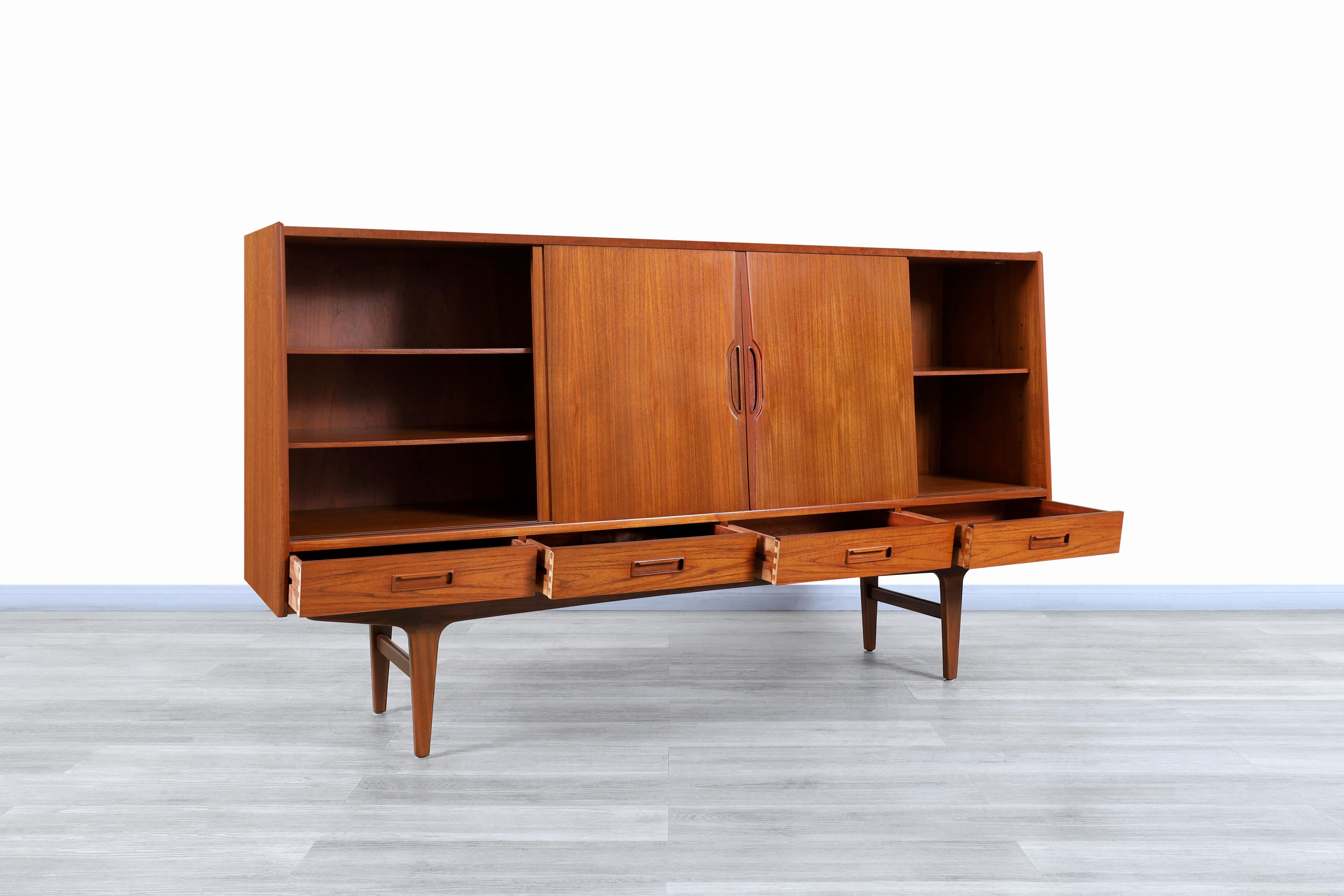 Mid-20th Century Danish Modern Teak Sideboard by Børge Seindal for Westergaard Møbelfabrik