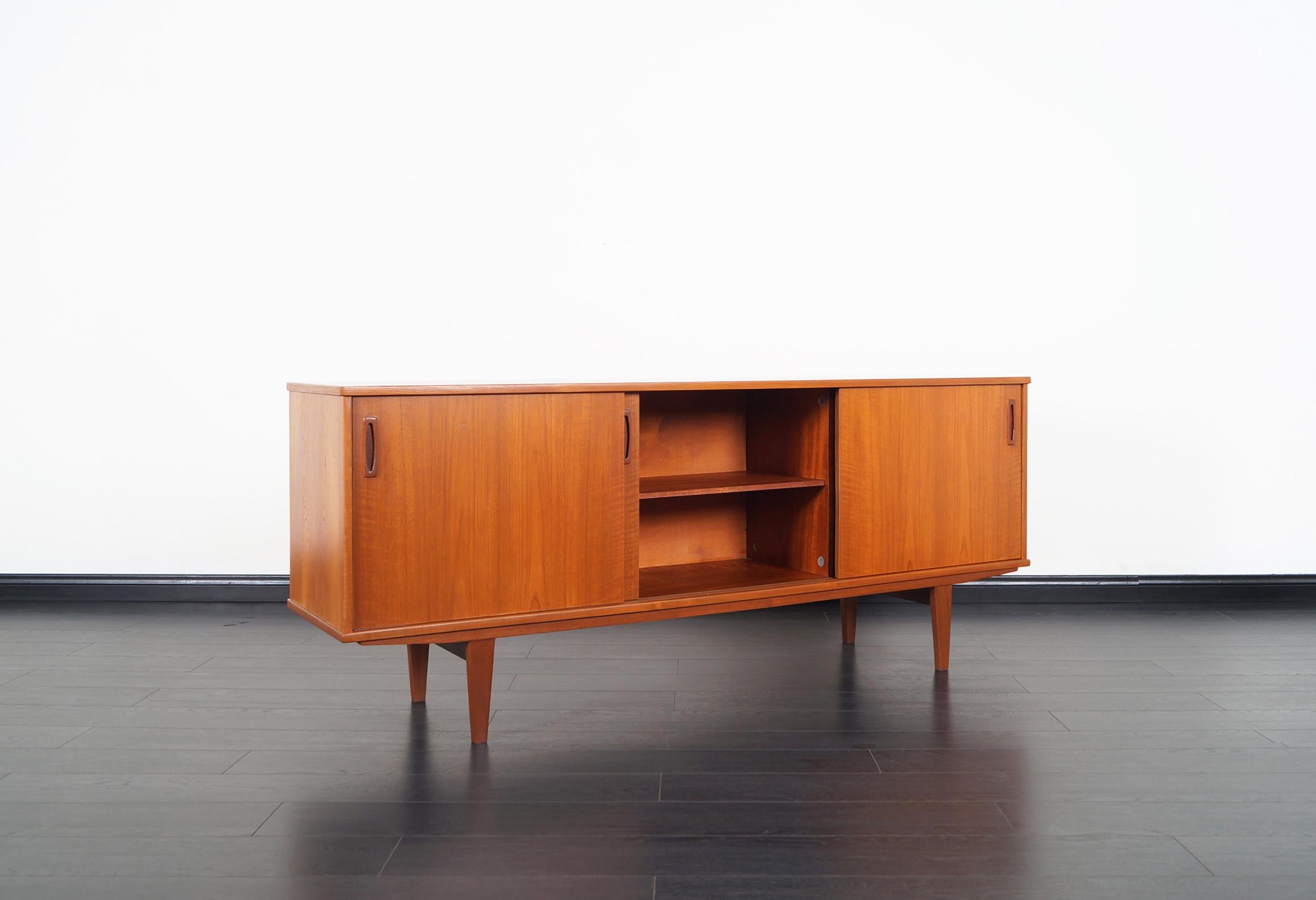 Mid-Century Modern Danish Modern Teak Sideboard by Dyrlund