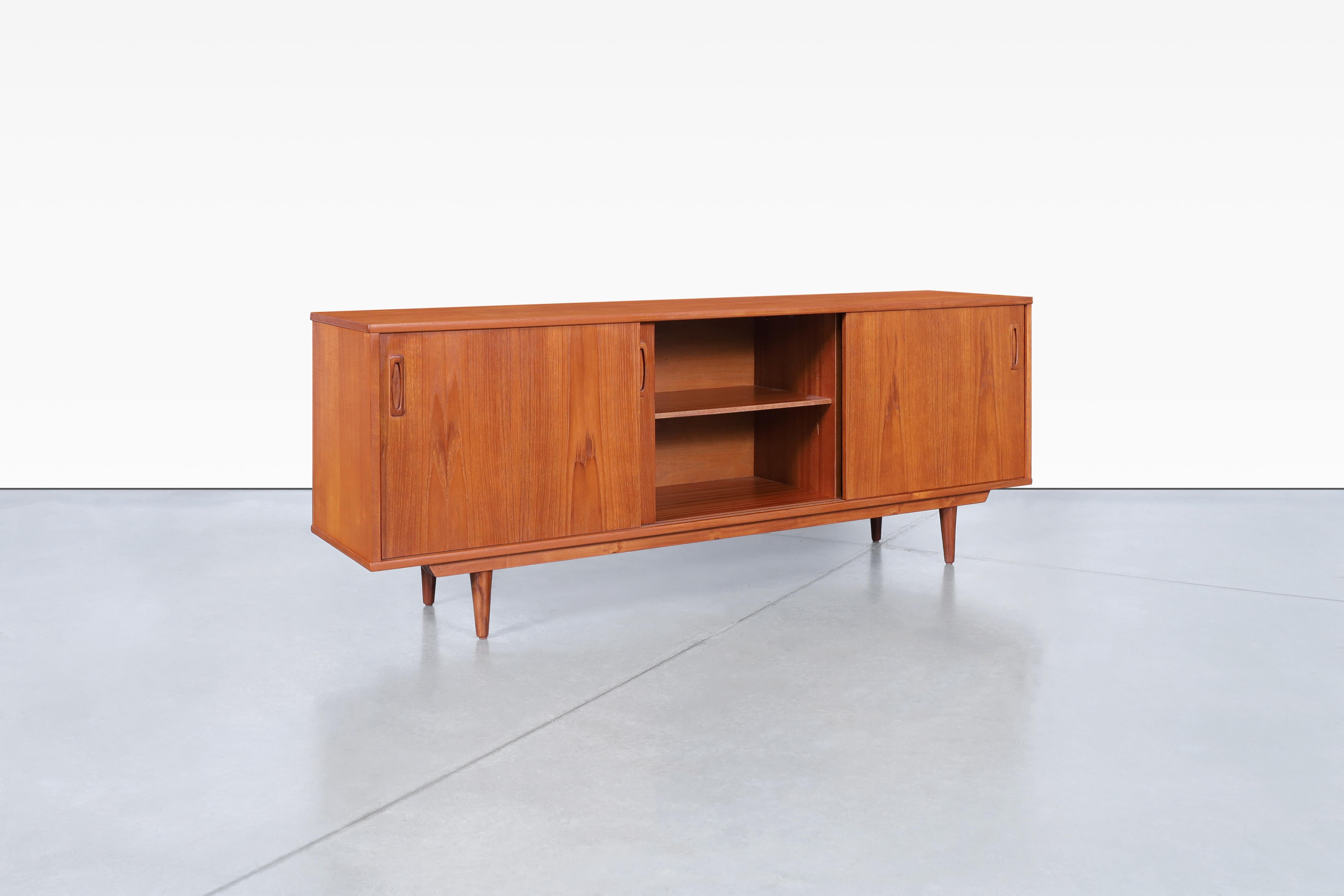 Mid-20th Century Danish Modern Teak Sideboard by Dyrlund