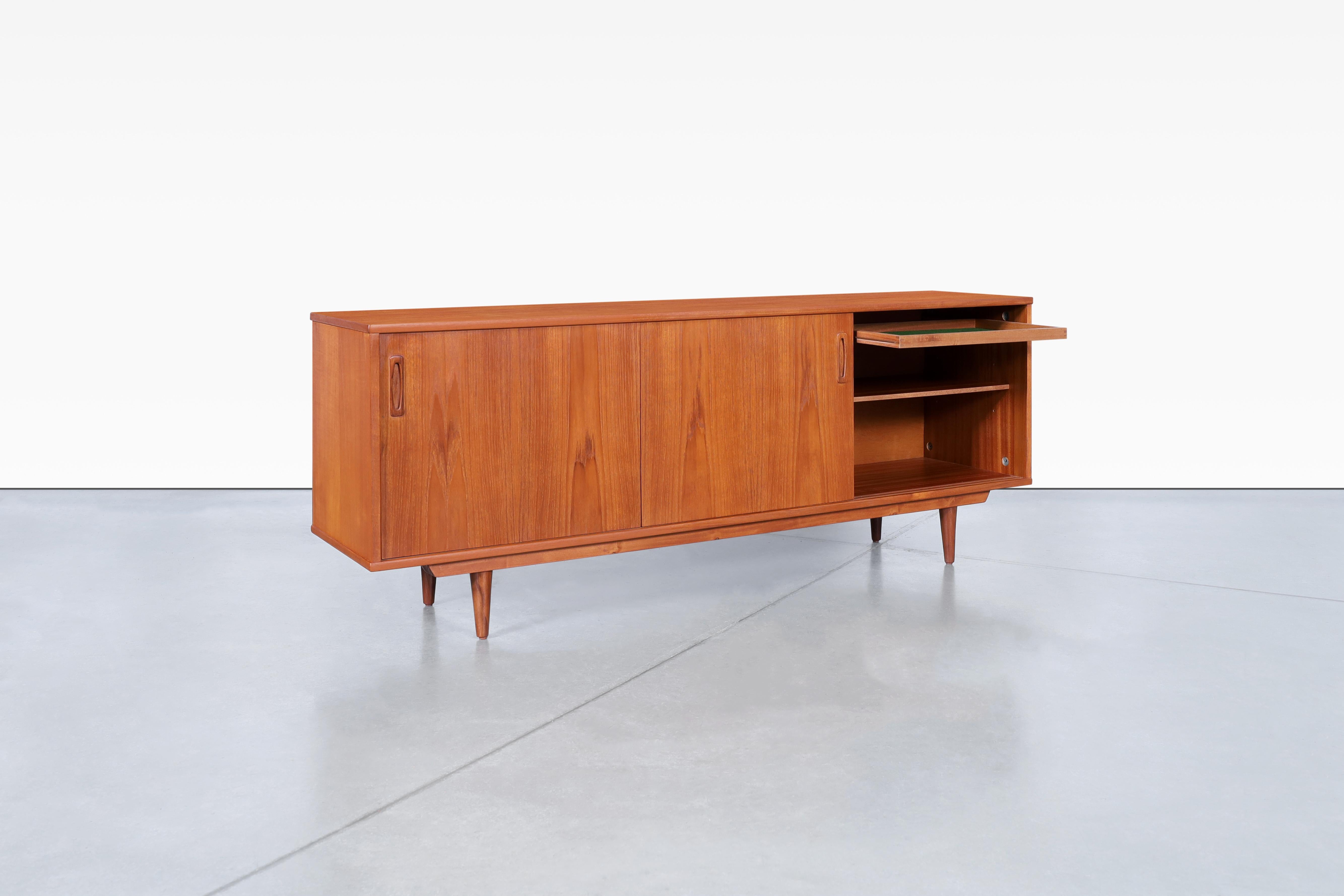 Danish Modern Teak Sideboard by Dyrlund 1