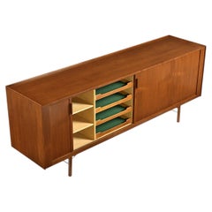 Danish Modern Teak Sideboard Credenza by Ib Kofod-Larsen, 1950s