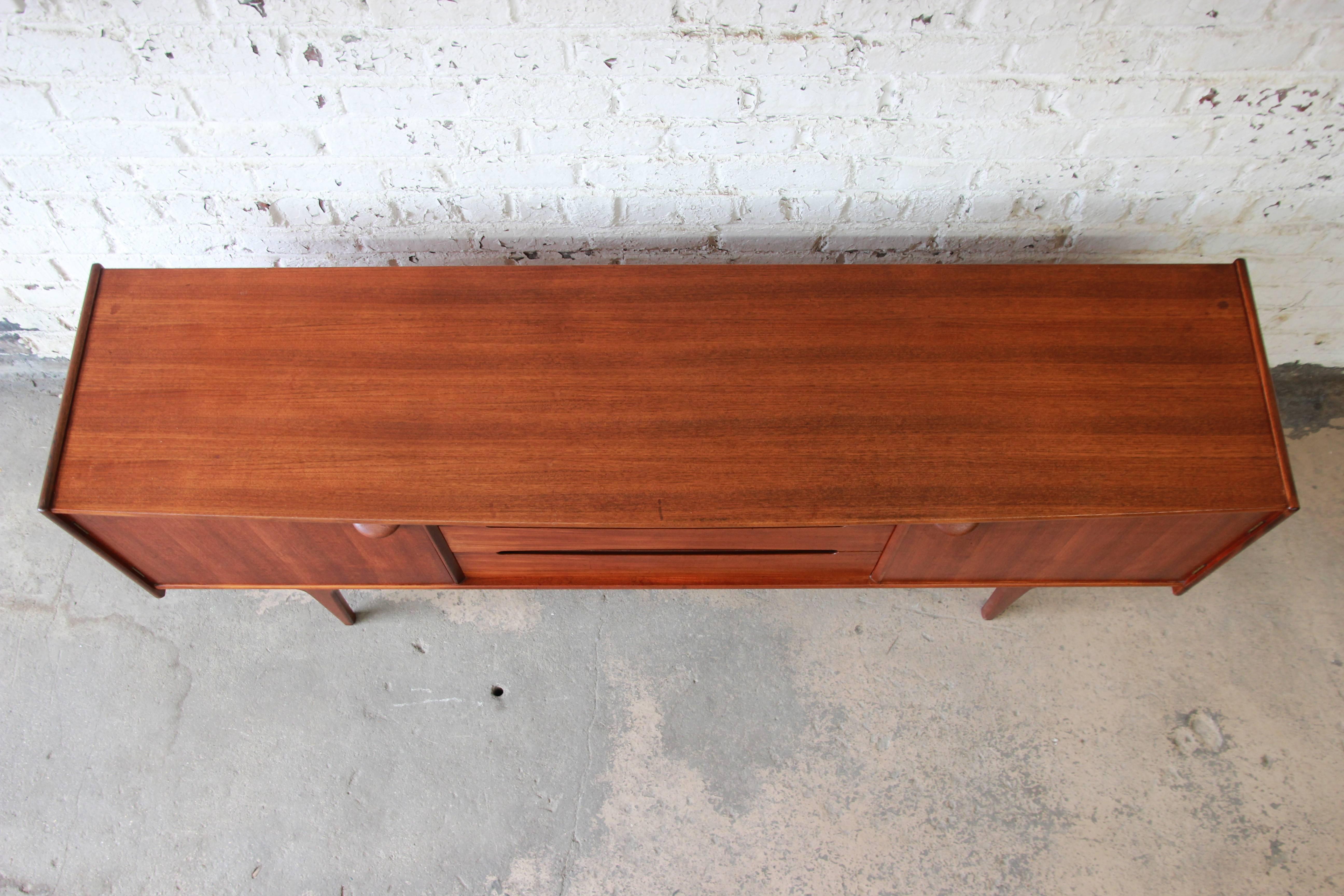 Mid-20th Century Danish Modern Teak Sideboard Credenza by Younger